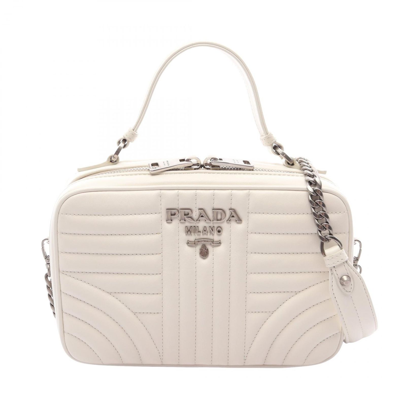 PRADA プラダ ダイアグラム 2WAY ハンドバッグ