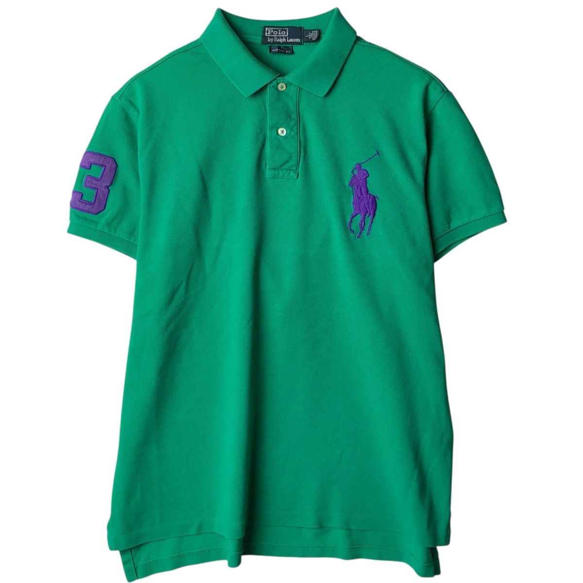 古着 ラルフローレン Ralph Lauren POLO by Ralph Lauren CUSTOM FIT ビッグポニー 半袖 ポロシャツ メンズL相当/eaa635259