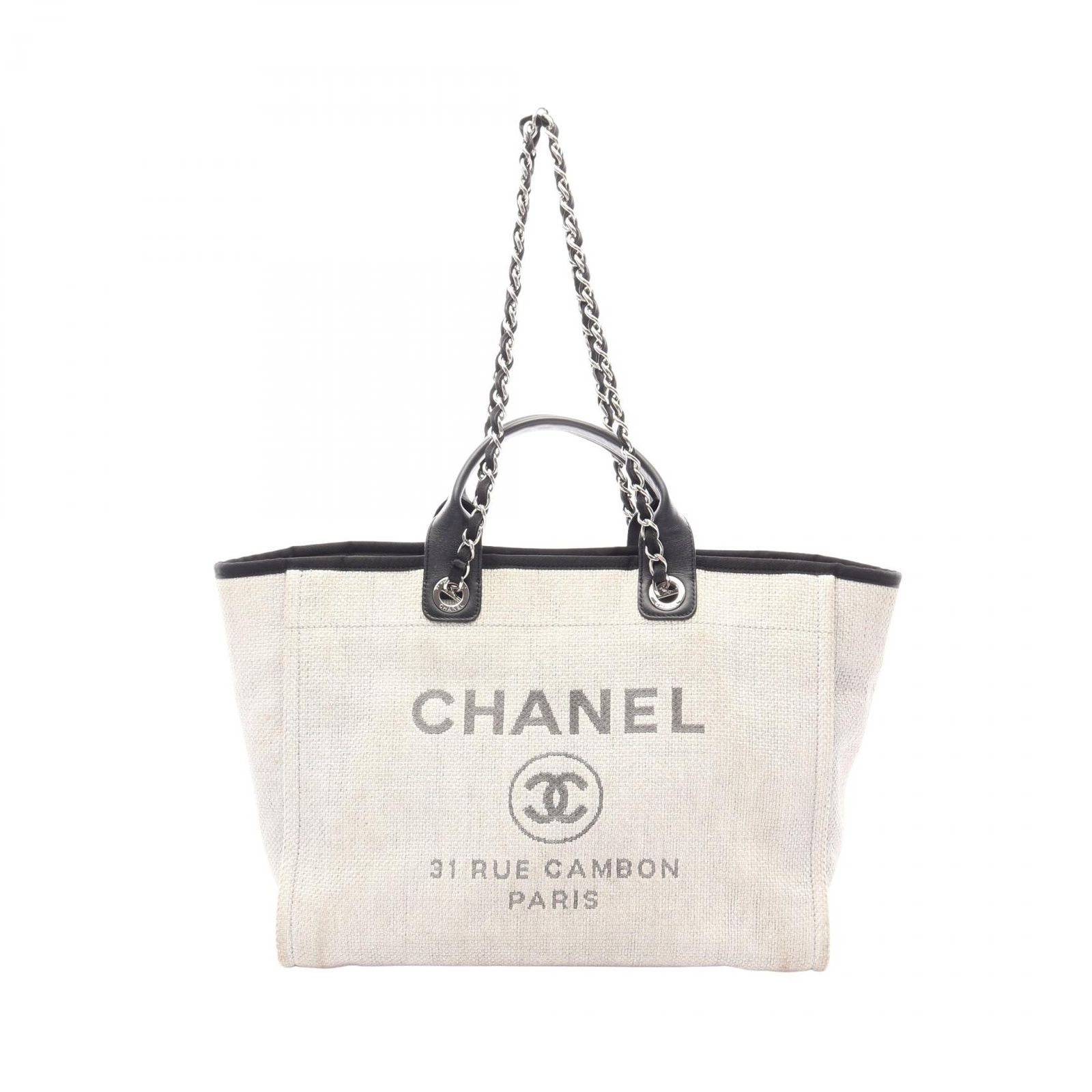 CHANEL シャネル ドーヴィルGM 2WAY トートバッグ