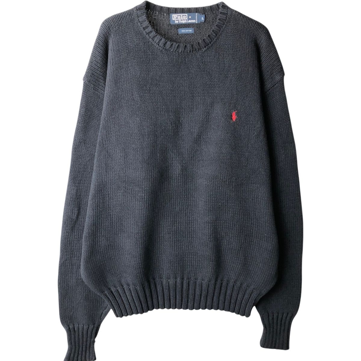 古着 ラルフローレン Ralph Lauren POLO by Ralph Lauren コットンニットセーター メンズL相当/eaa637153