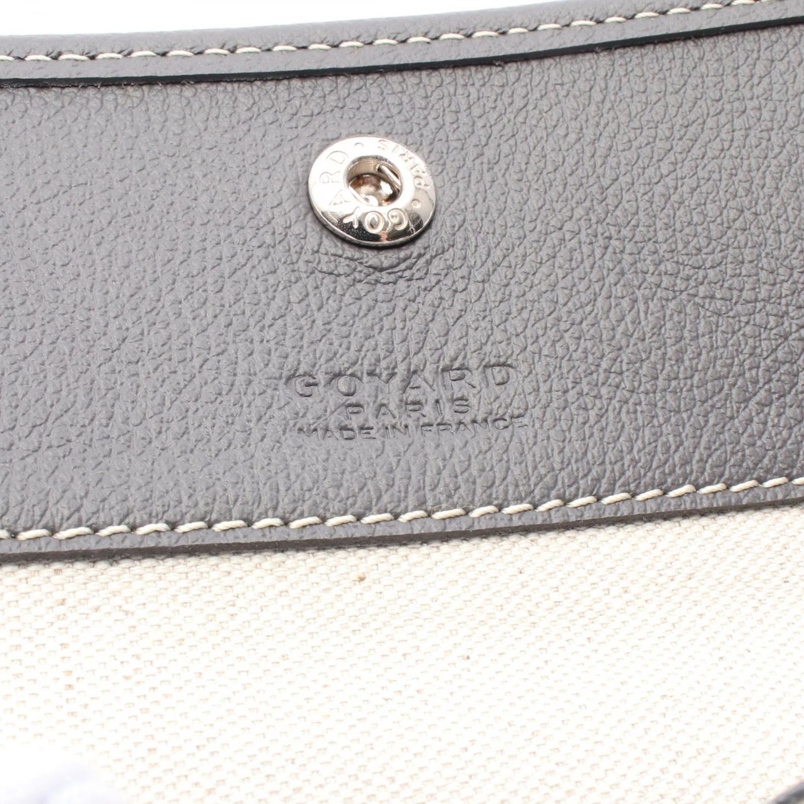 ゴヤール GOYARD トートバッグ サンルイPM グレー PVCコーティング 