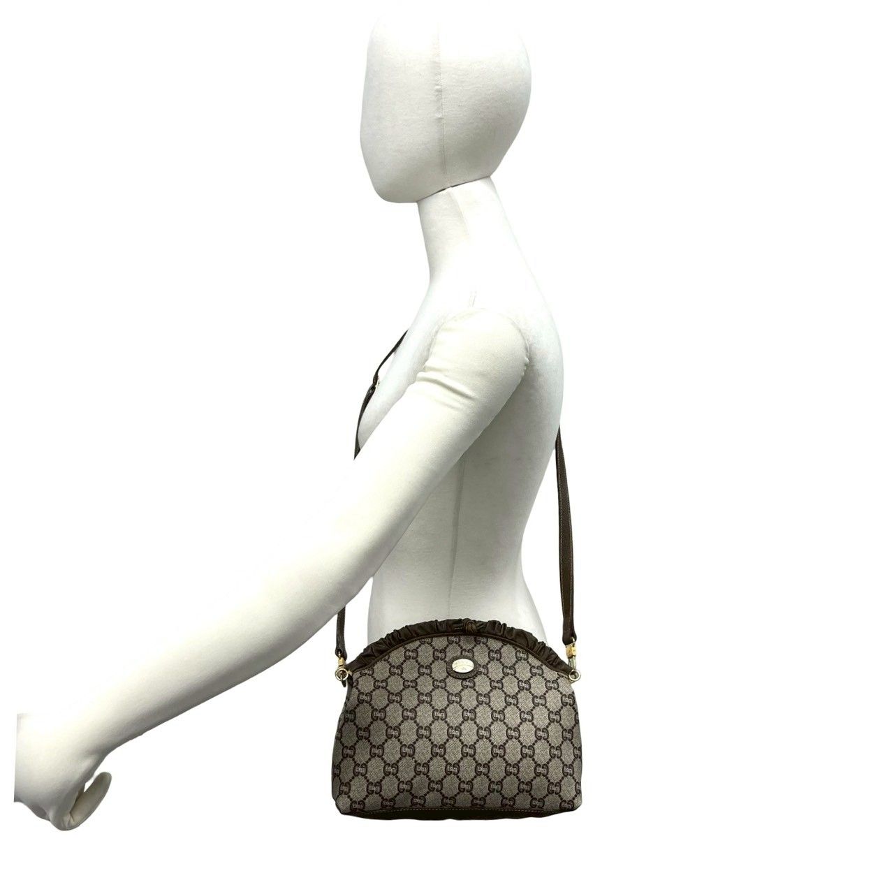 極 美品 GUCCI グッチ オールドグッチ ヴィンテージ グッチプラス 金具