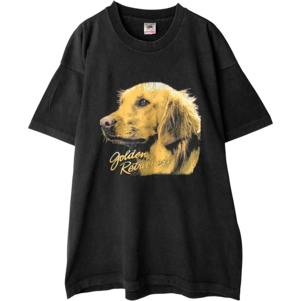 古着 ~90年代 フルーツオブザルーム FRUIT OF THE LOOM 犬柄 アニマルTシャツ USA製 メンズXL相当 ヴィンテージ/eaa639016