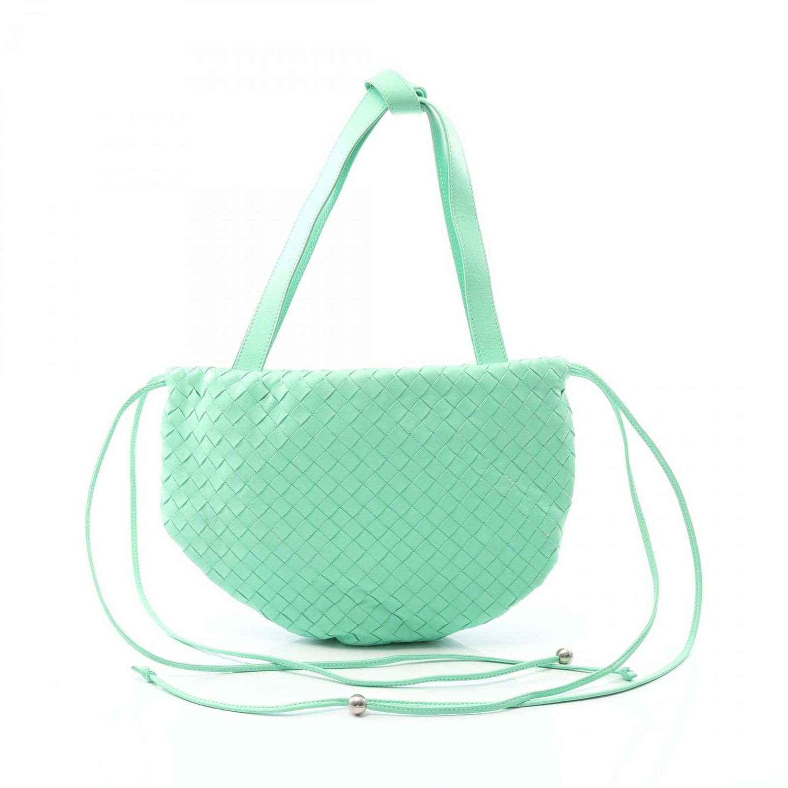 ボッテガヴェネタ BOTTEGA VENETA ハンドバッグ THE BULB SMALL バルブ スモール イントレチャート ミントグリーン レザー イントレチャート ショルダーバッグ レディース