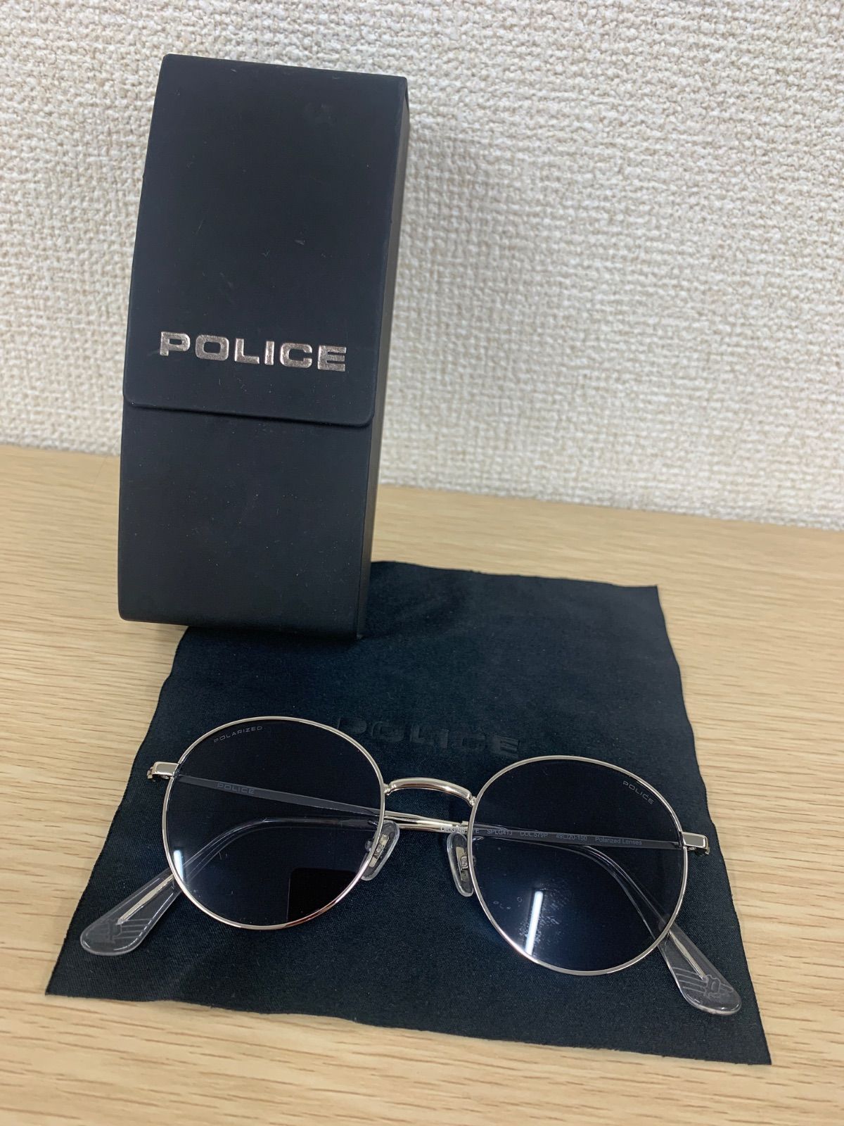 ！　POLICE ポリス サングラス ブラック 黒 SPLG41J ケース付き【ファッション】【3】