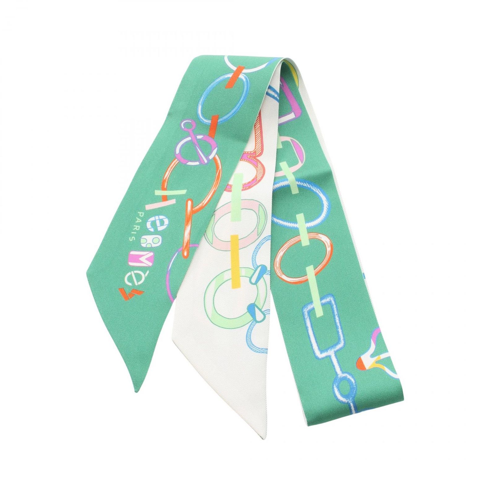 HERMES エルメス ツイリー Do Re BOUCLES リボン スカーフ