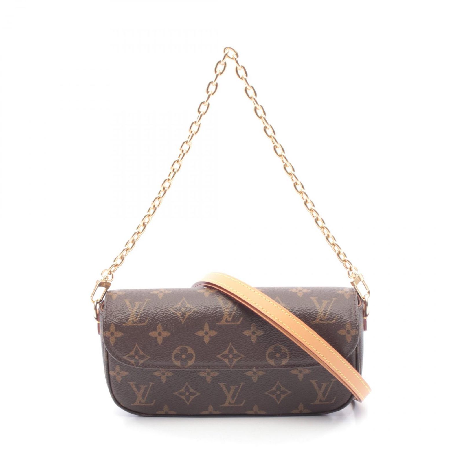 ルイ・ヴィトン LOUIS VUITTON ハンドバッグ ウォレット オン チェーン アイビー M81911 PVCコーティングキャンバス ウォレット オン チェーン・アイビー レディース