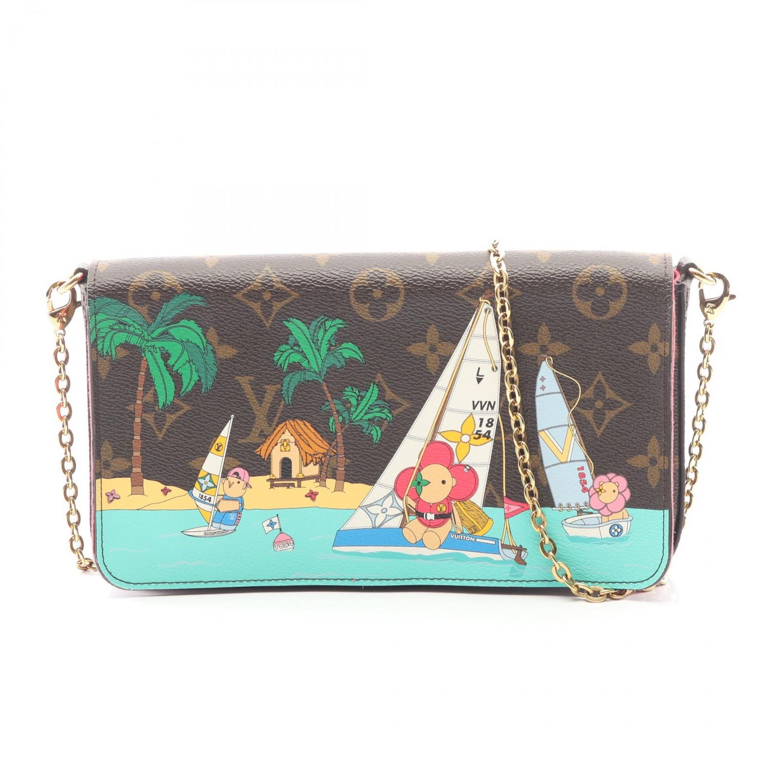 ルイ・ヴィトン LOUIS VUITTON ショルダーバッグ ポシェット フェリシー M28627 PVCコーティングキャンバス レザー ポシェット・フェリシー レディース Used A