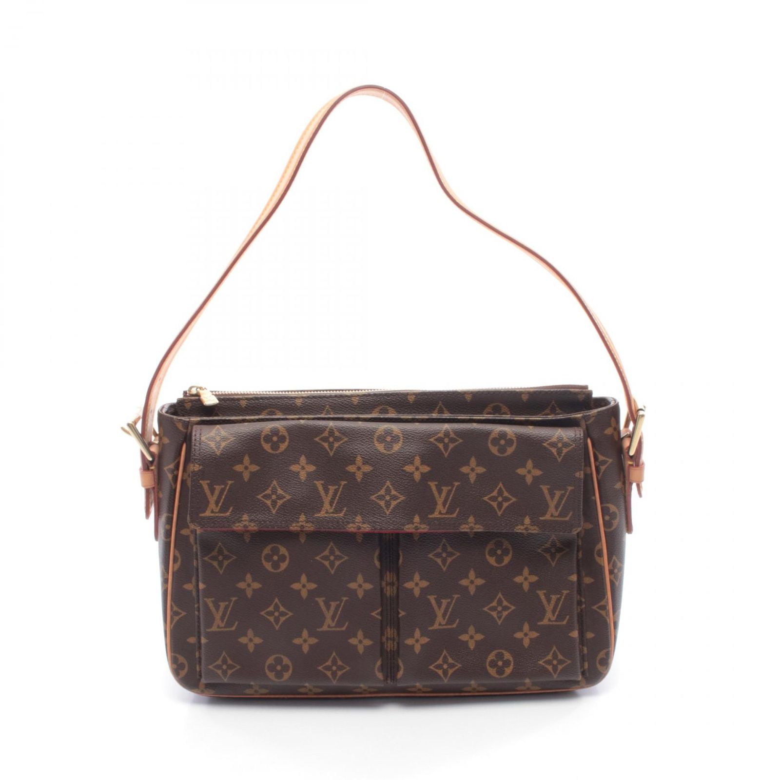 ルイ・ヴィトン LOUIS VUITTON ショルダーバッグ ヴィバシテGM M51163 PVCコーティングキャンバス レザー ヴィバ・シテGM レディース Used A