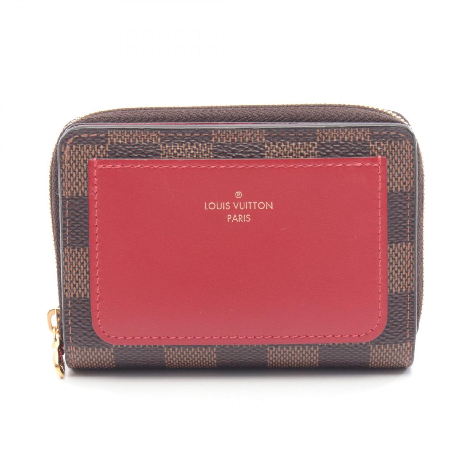 ルイ・ヴィトン LOUIS VUITTON 二つ折り財布 ポルトフォイユ ルー N60500 レザー PVCコーティングキャンバス ポルトフォイユ・ルー レディース Used A