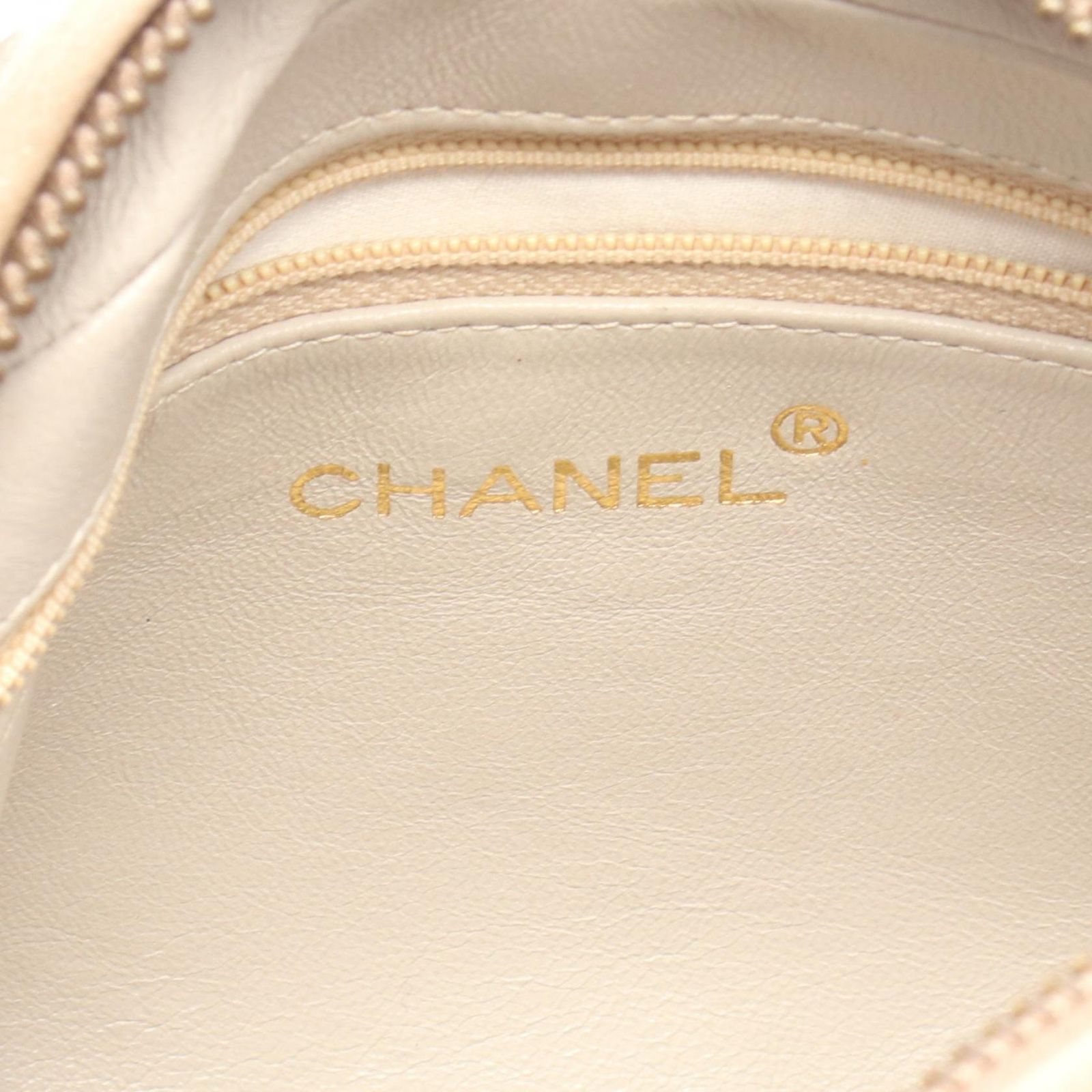シャネル ショルダーバッグ  ラム ベージュ トートバッグ ココマーク フリンジ CHANEL（シャネル） トートバッグ ショルダーバッグ ガブリエルドゥ