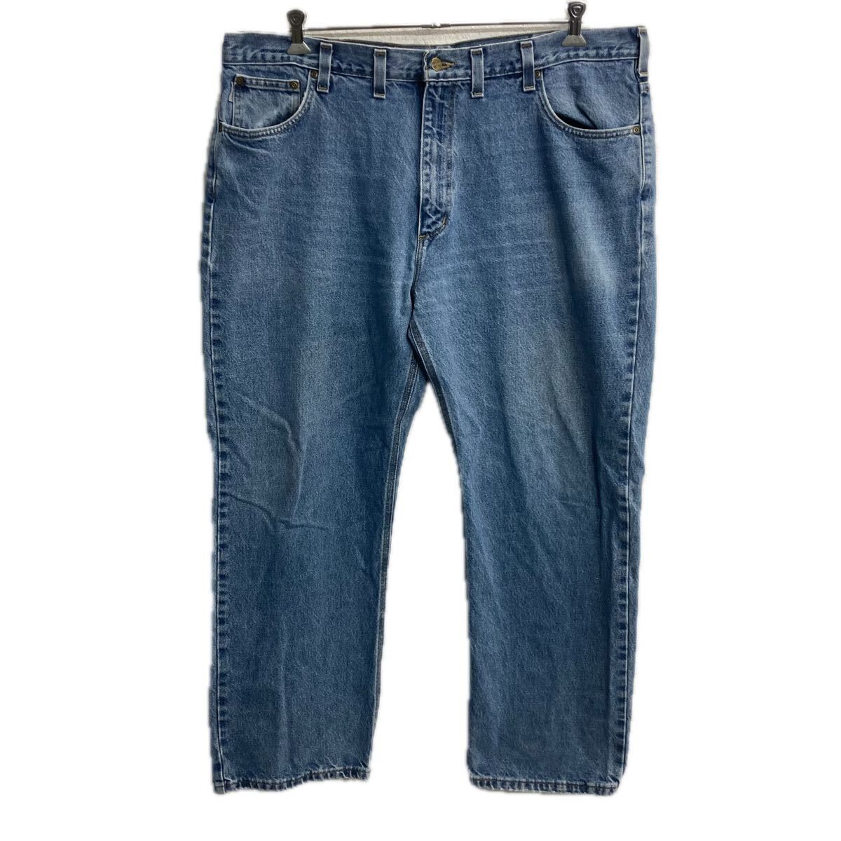 カーハート ブルーデニム ジーンズ ビックサイズW44 L32 Carhartt 