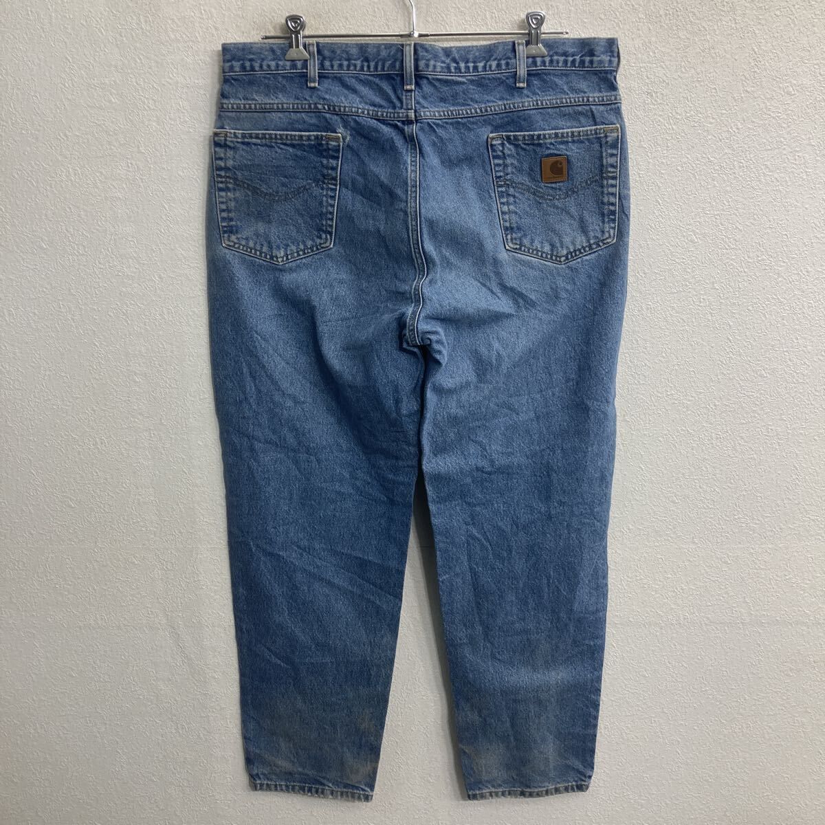 メキシコ製 Carhartt デニムパンツ W40 ブルー カーハート ジップ 