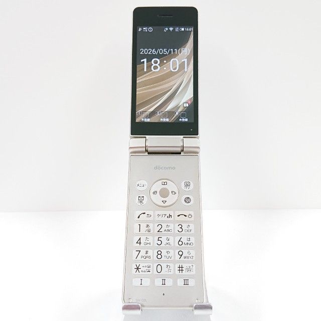 AQUOS ケータイ SH-02L ドコモ ゴールド 送料無料 本体 c19610