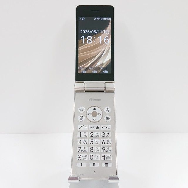AQUOS ケータイ SH-02L ドコモ ゴールド 送料無料 本体 c19612