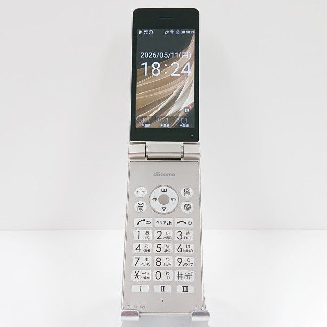 AQUOS ケータイ SH-02L ドコモ ゴールド 送料無料 本体 c19613