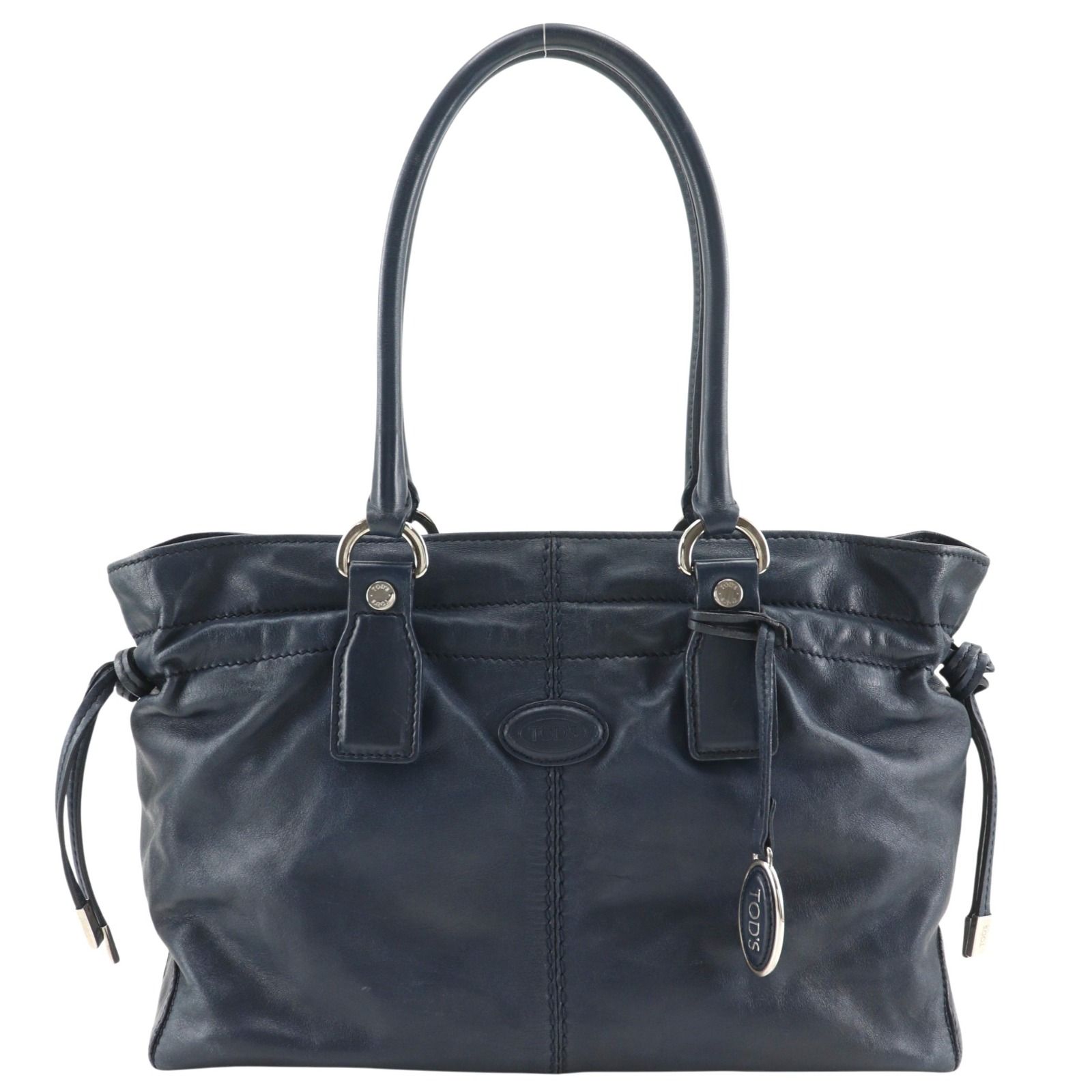 【TOD’S】トッズ Dバッグ カーフ 紺 レディース トートバッグ