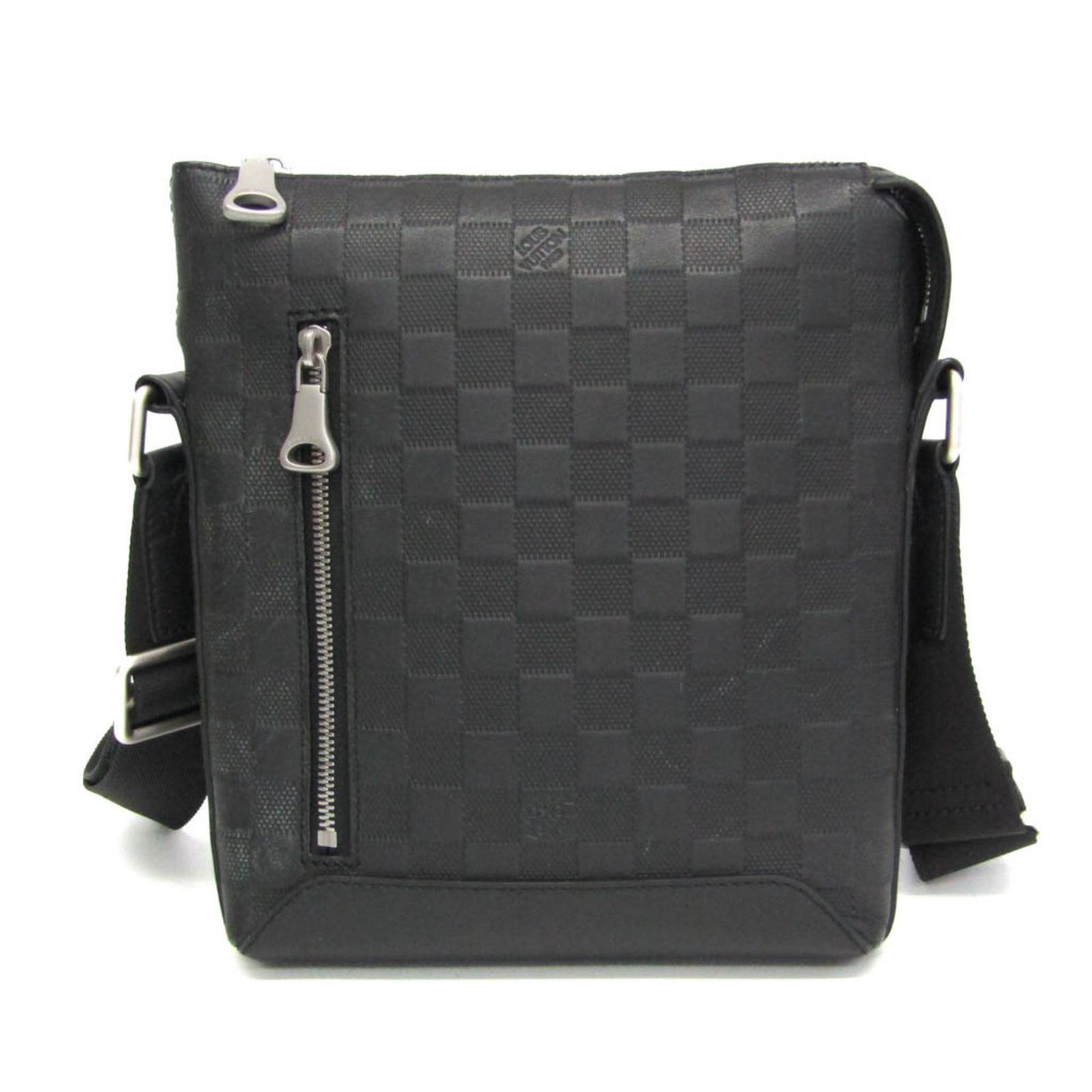 ルイ・ヴィトン(Louis Vuitton) ダミエアンフィニ ディスカバリー メッセンジャー BB N42418 メンズ メッセンジャーバッグ,ショルダーバッグ ゴールド,ブラック