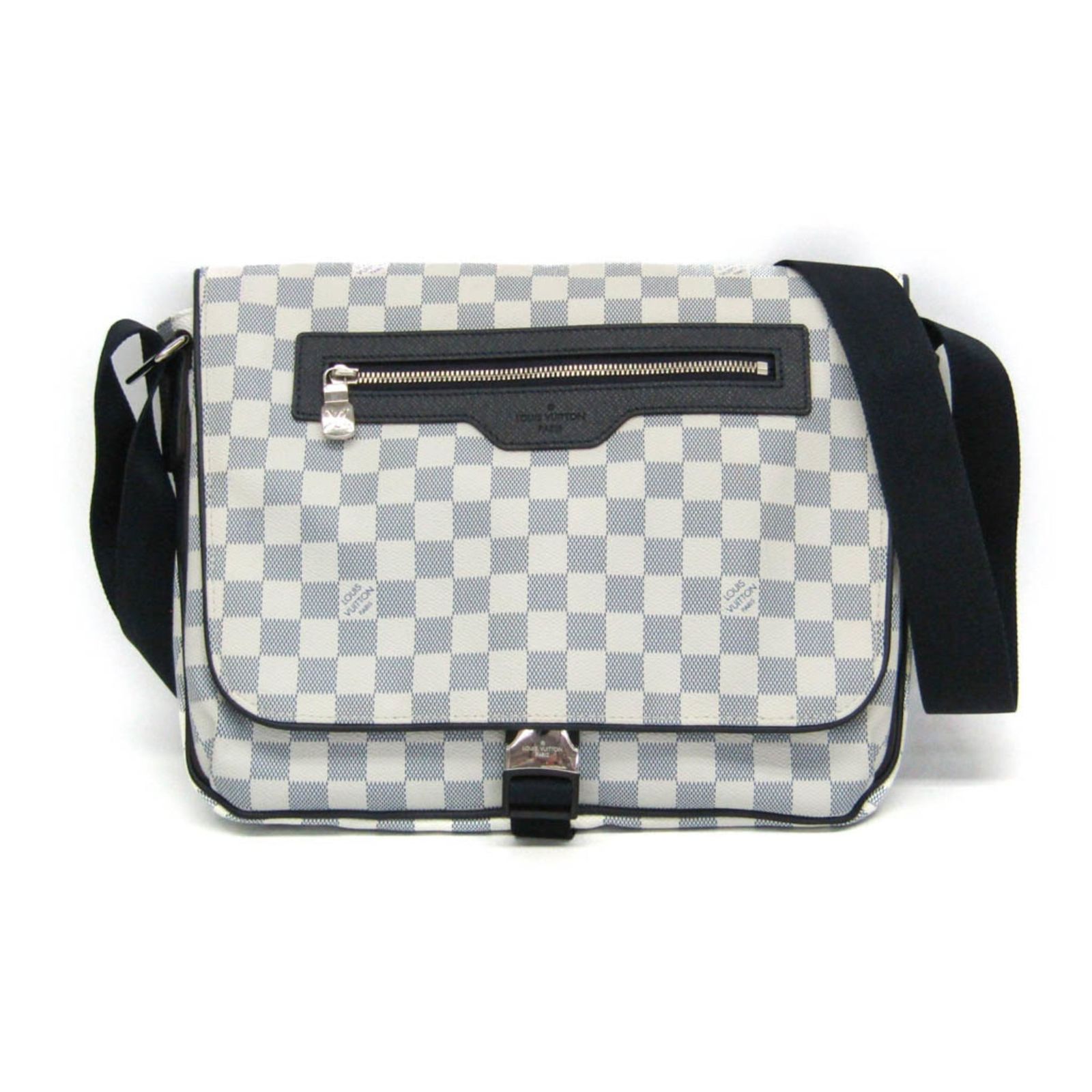 ルイ・ヴィトン(Louis Vuitton) ダミエコースト マッチポイントメッセンジャー N40019 メンズ メッセンジャーバッグ,ショルダーバッグ ネイビー,ホワイト
