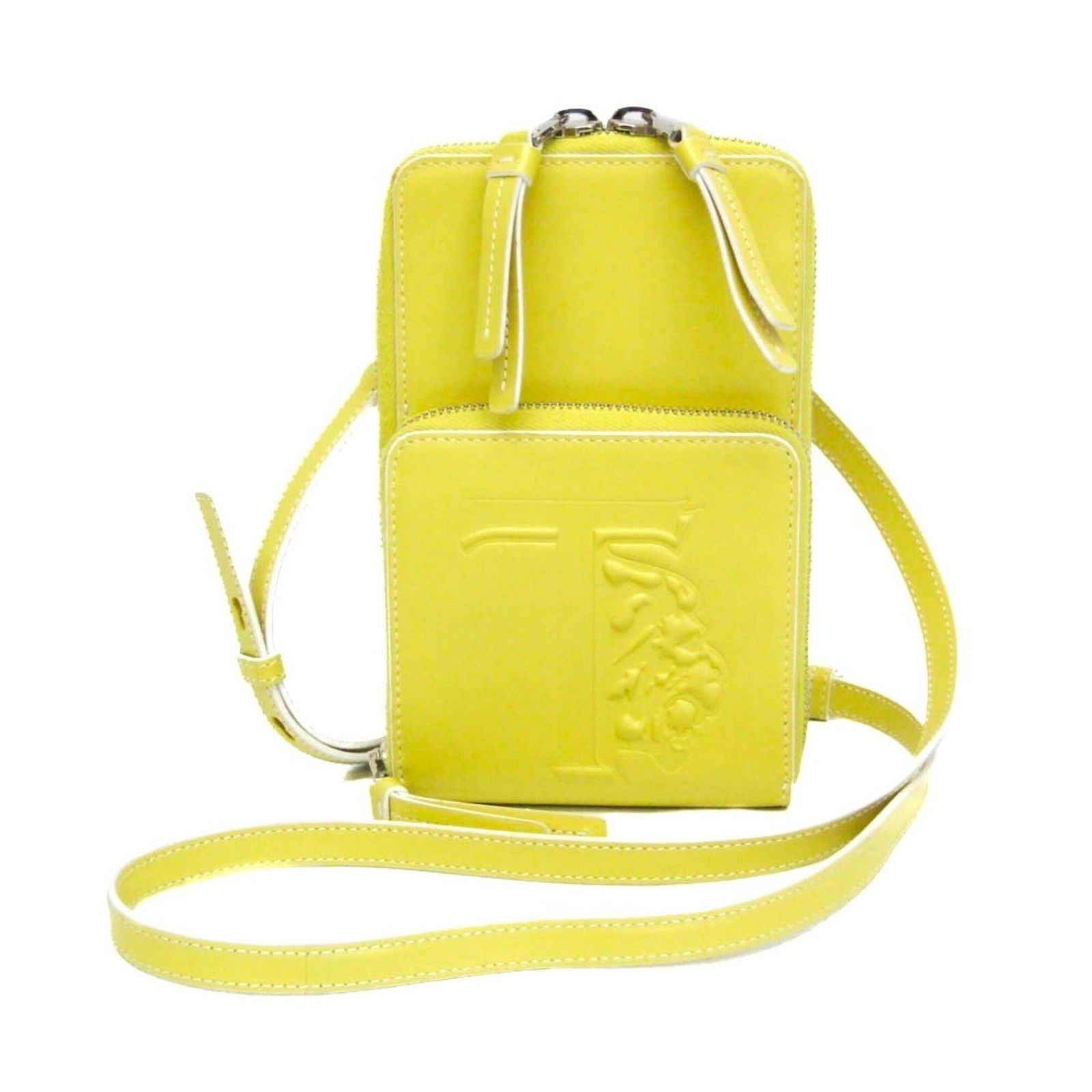 トッズ(Tod's) モバイルフォンショルダーポーチ XAUTLEOW300QNTV メンズ,レディース レザー ポーチ,ショルダーバッグ イエロー