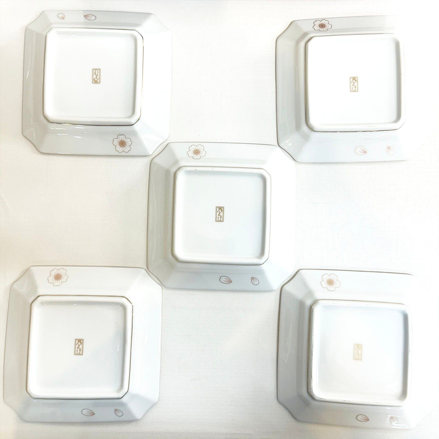 乃りたけ noritake ノリタケ 銘々皿揃い 5客 セット 四季の風景銘々皿