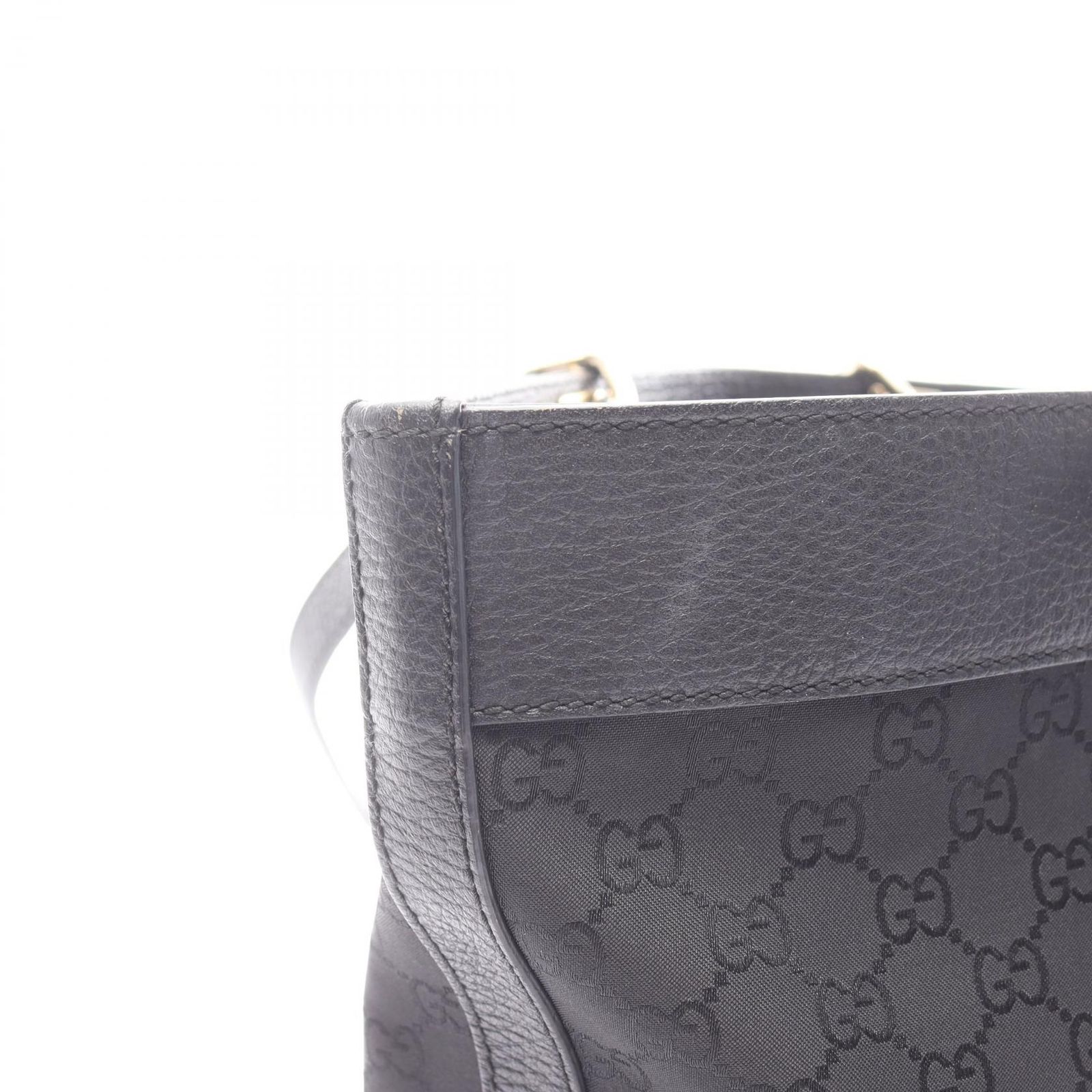 グッチ GUCCI トートバッグ GG柄 272377 ブラック ナイロン レザー 