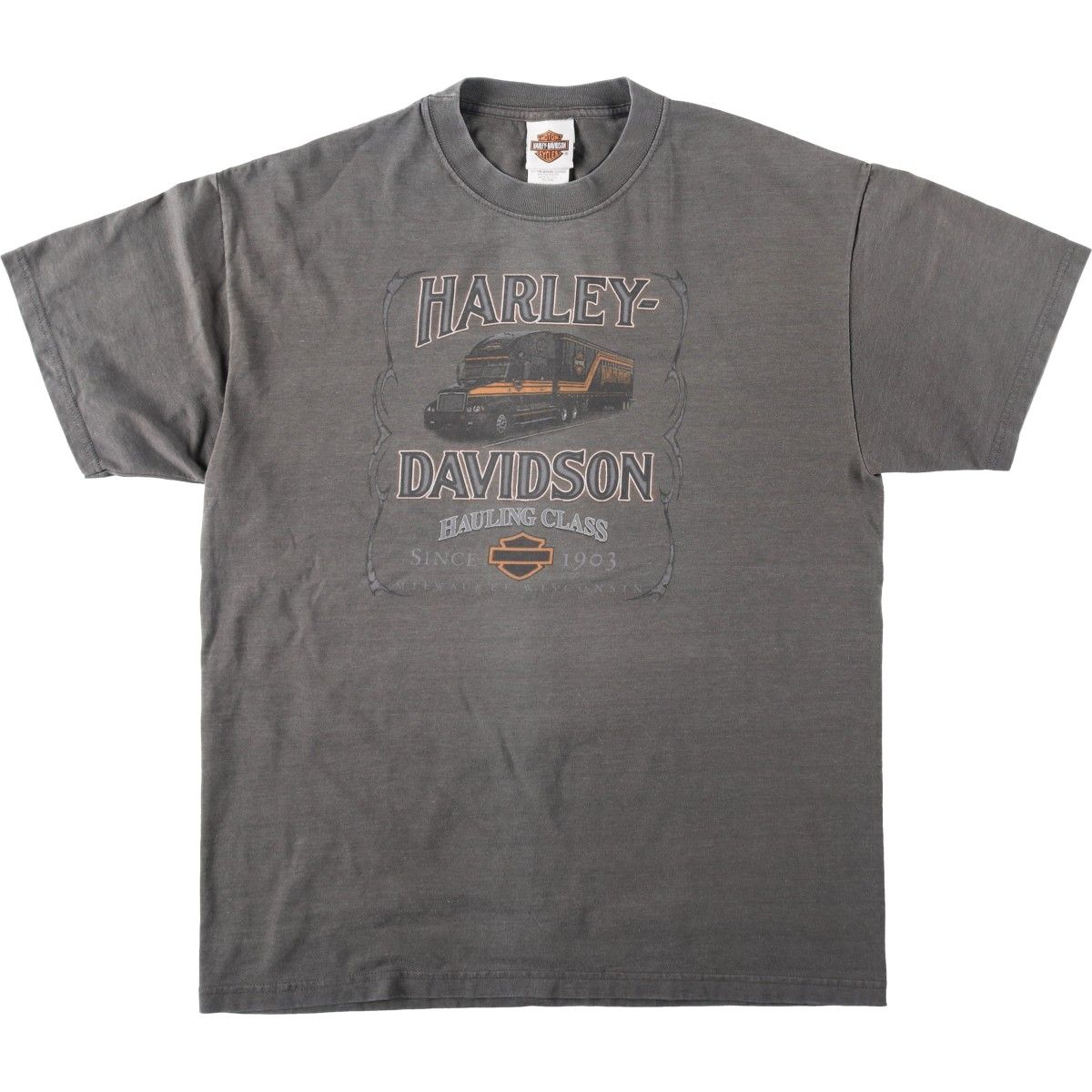 古着 Harley-Davidson ハーレーダビッドソン モーターサイクル バイクTシャツ USA製 メンズL相当/eaa636297