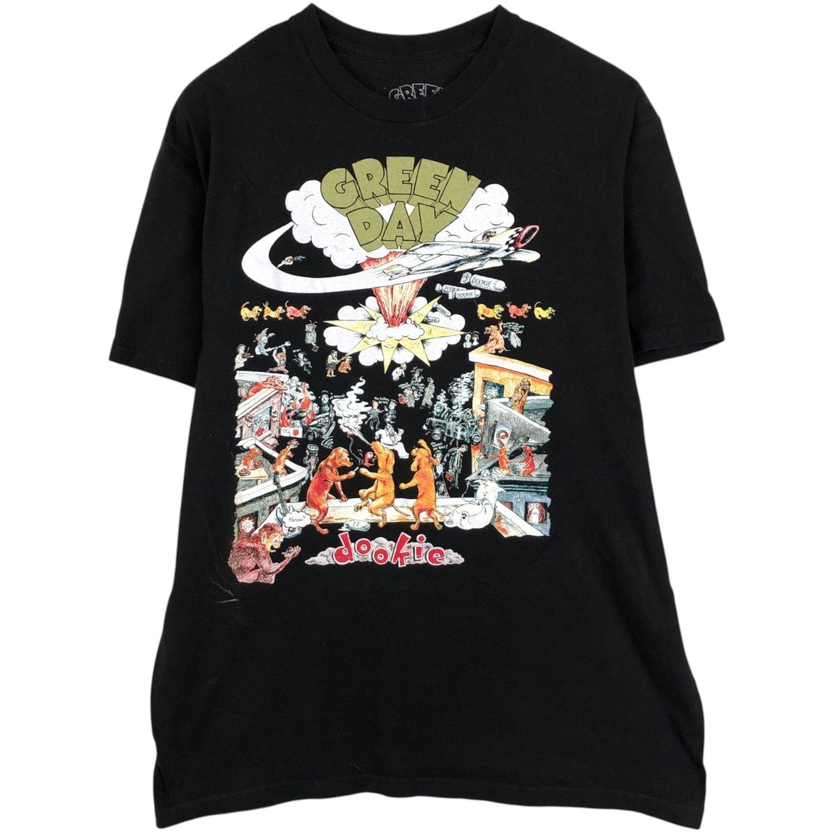 古着 GREEN DAY グリーンデイ バンドTシャツ バンT メンズM相当/eaa636443