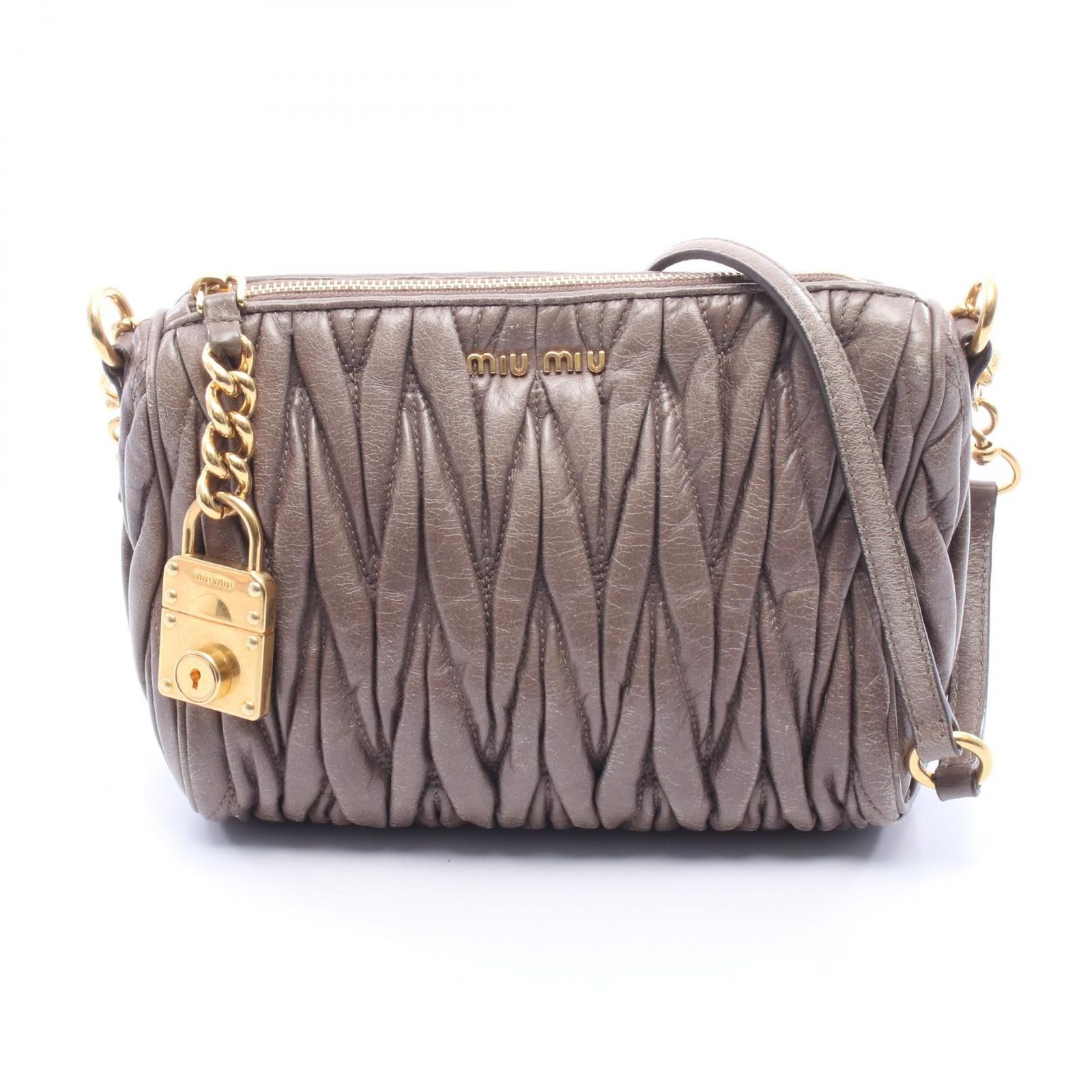 ミュウ ミュウ Miu Miu ショルダーバッグ MATELASSE マテラッセ 