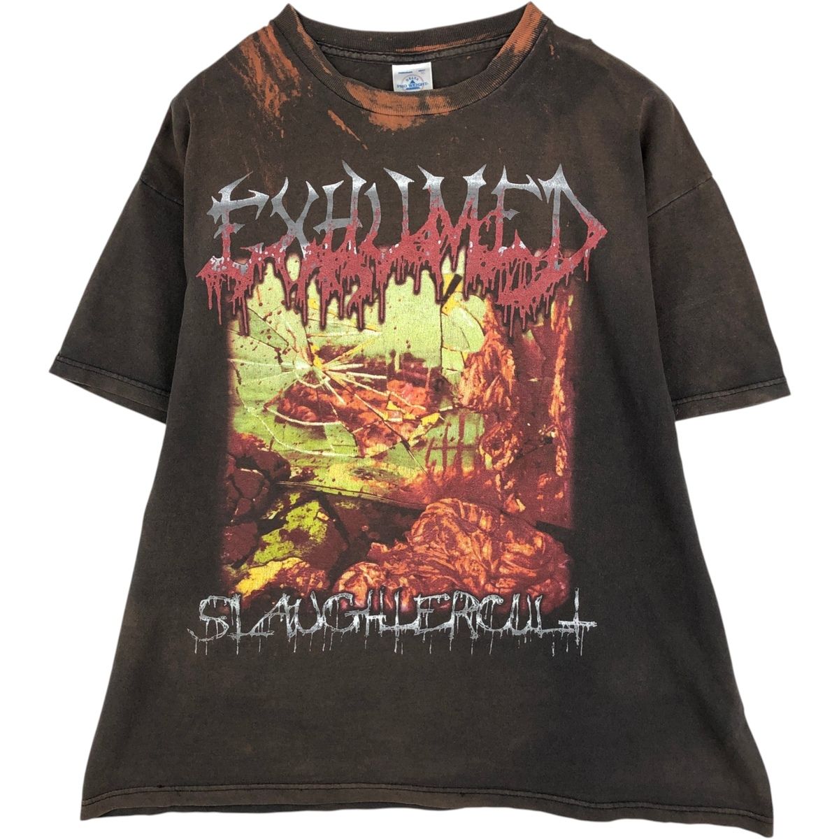 古着 ~00年代 デルタ DELTA PRO WEIGHT EXHUMED エクジュームド バンドTシャツ バンT メンズXL相当/eaa636449