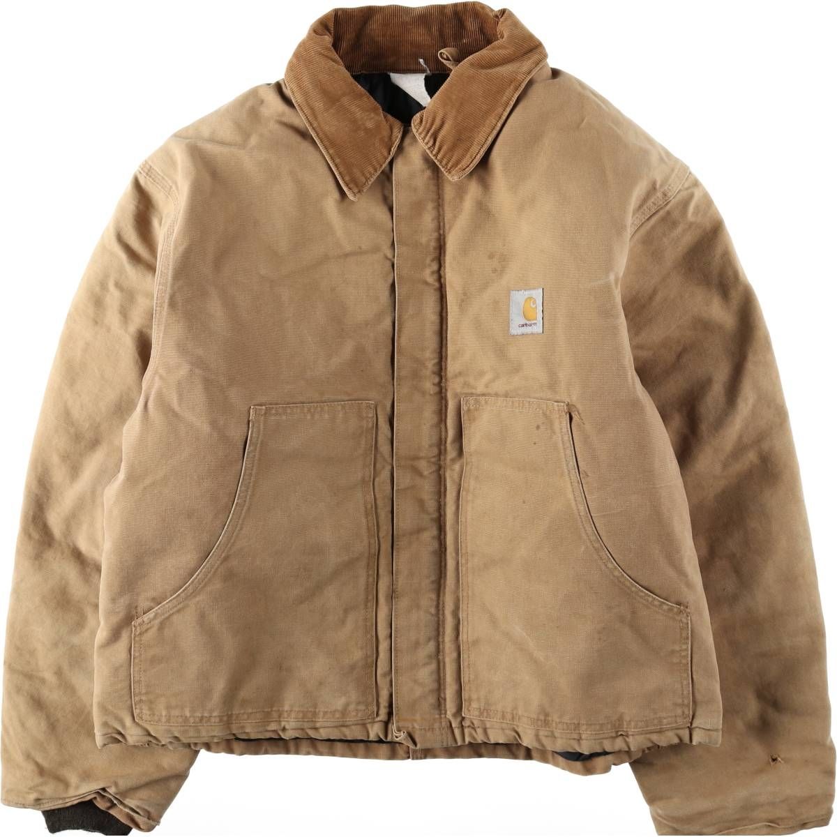 古着 ~90年代 カーハート Carhartt トラディショナルジャケット 中綿入り ダックワークジャケット USA製 メンズXXL相当/eaa636545