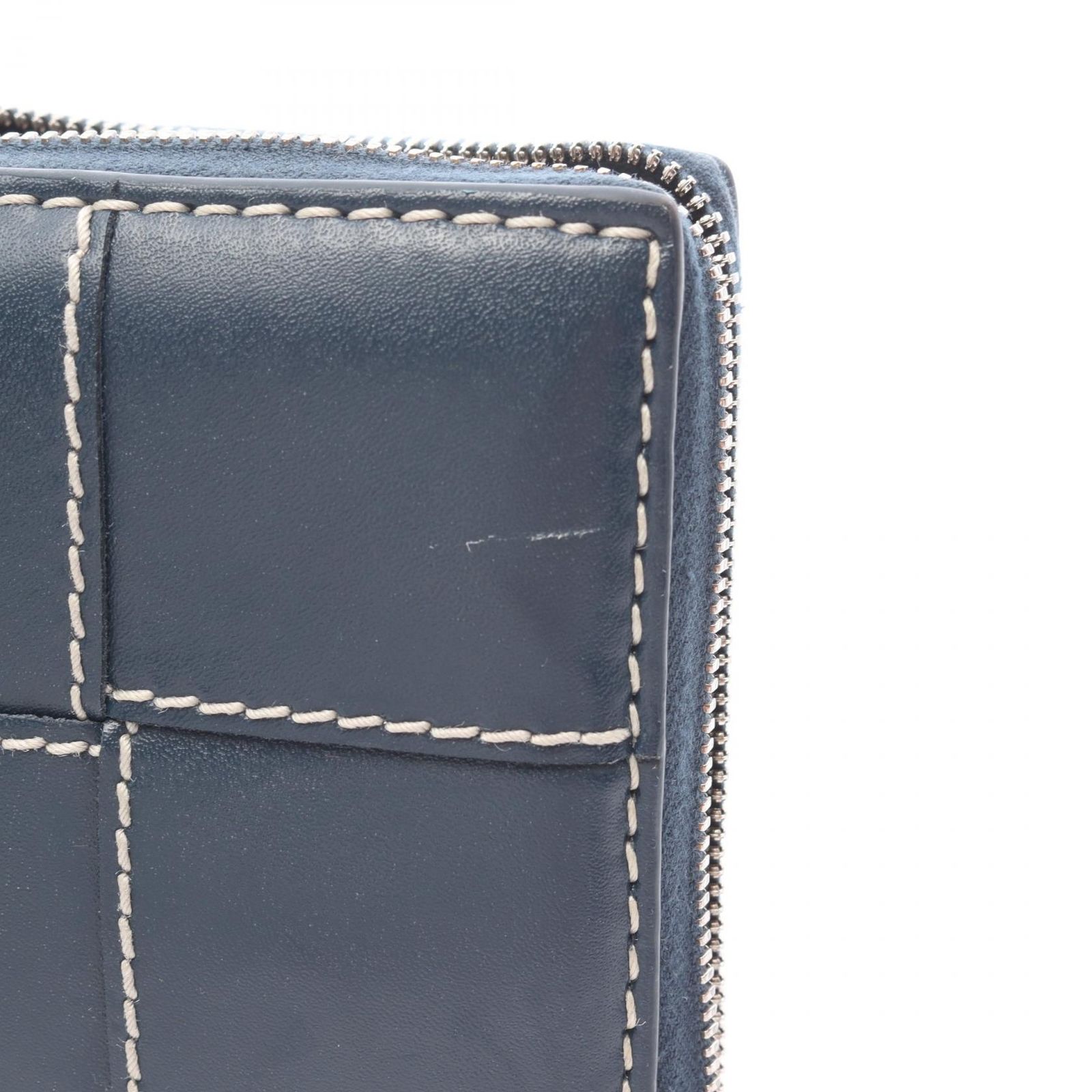 ボッテガヴェネタ BOTTEGA VENETA ラウンド長財布 カセット ステッチ 