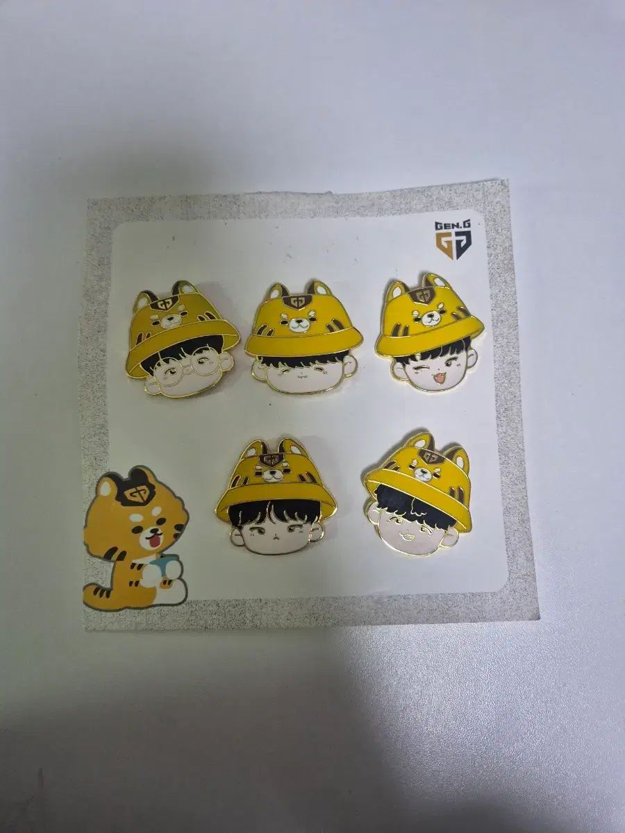 GEN.G 젠랑이 バッジ 5種 まとめ売り