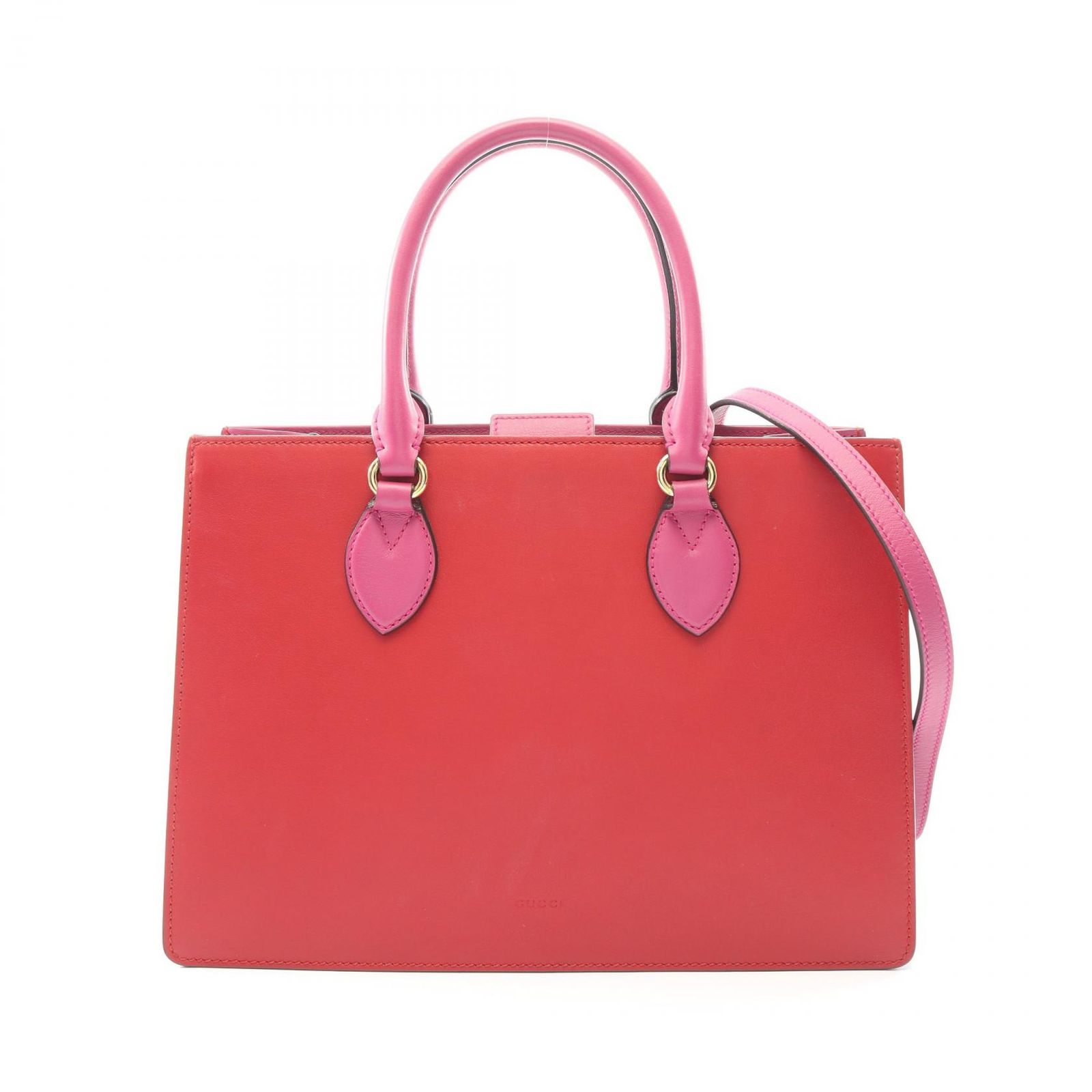 グッチ GUCCI ハンドバッグ 2WAY 409531 レッド/ピンクパープル レザー 2wayハンドバッグ レディース Used A