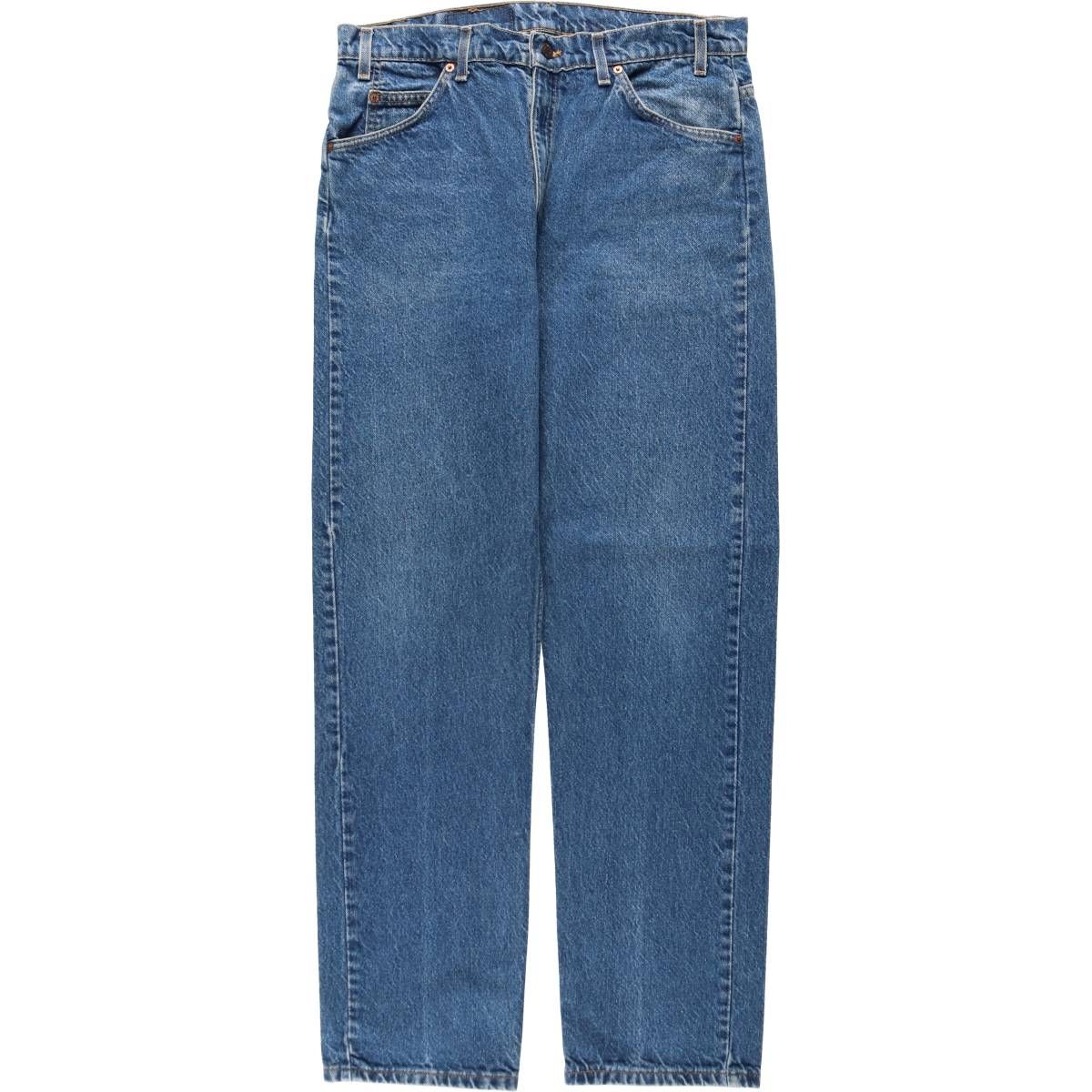 古着 90年代 リーバイス Levi's 505 REGULAR FIT STRAIGHT LEG オレンジタブ テーパードデニムパンツ メンズw34相当/eaa634215