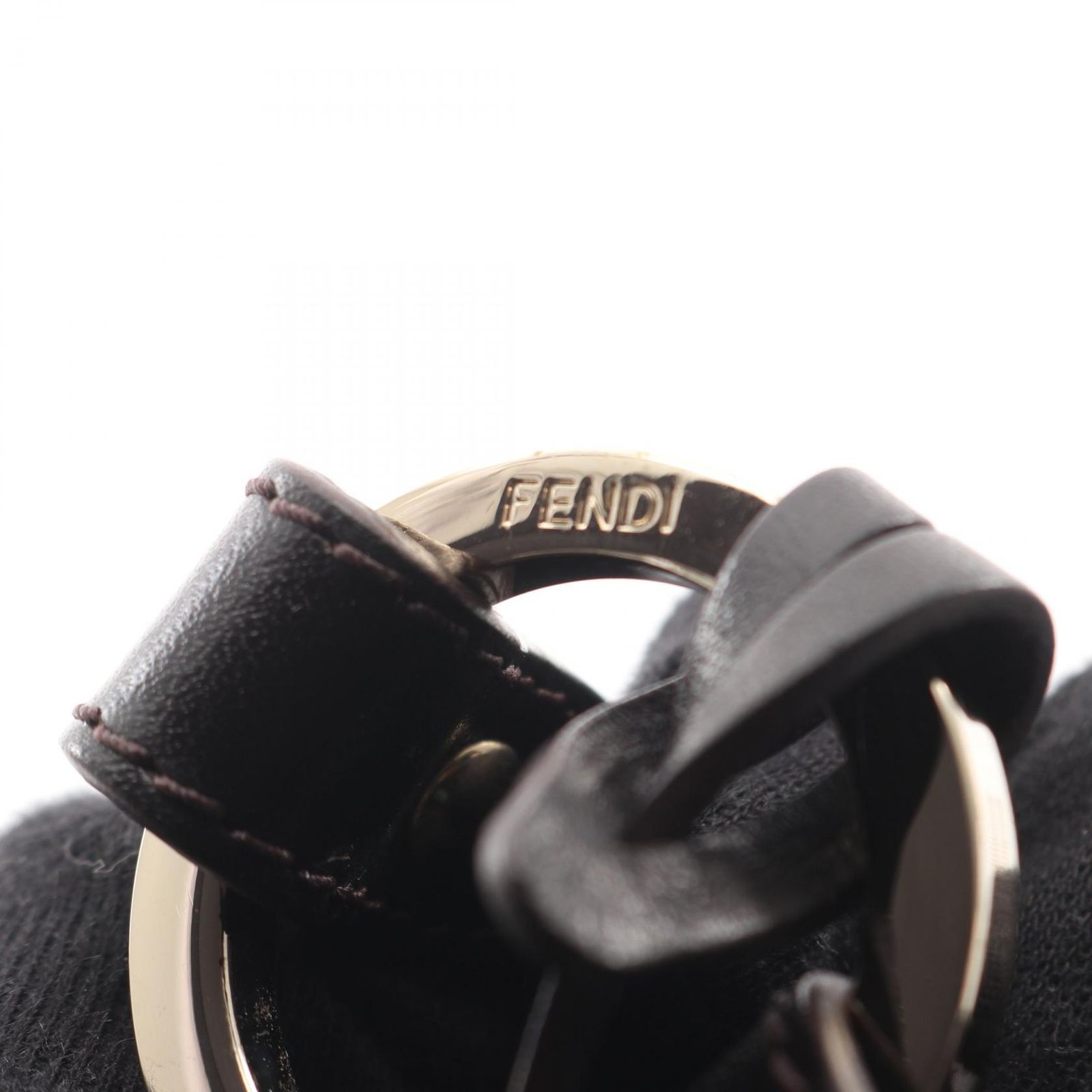 フェンディ FENDI ハンドバッグ ズッカ 8BK044 ダークブラウン