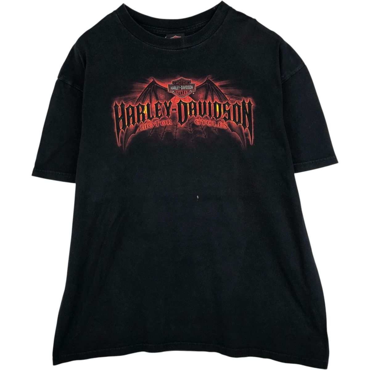 古着 00年代 ハーレーダビッドソン Harley-Davidson ドクロ柄 スカル柄 モーターサイクル バイクTシャツ メンズXL相当/eaa636996
