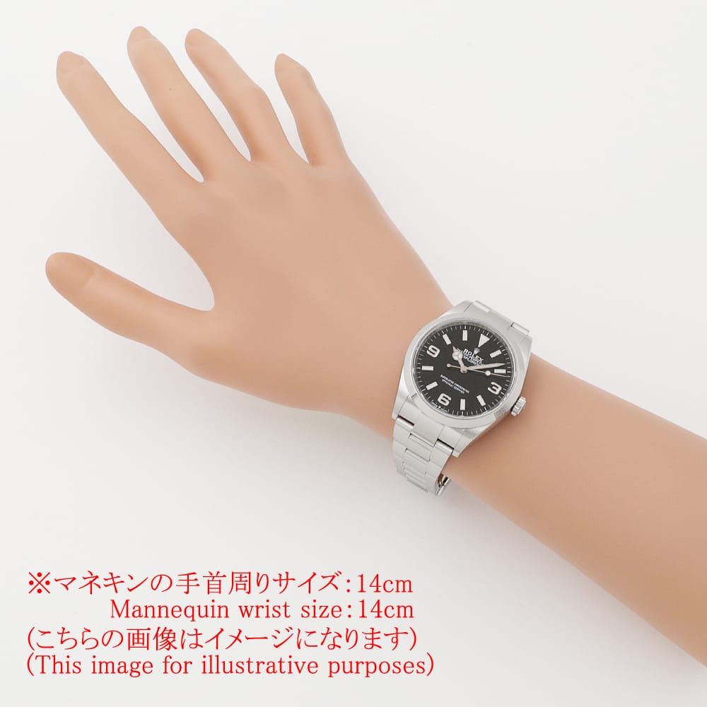 キャラクター柄の収納ボックス ロレックス ROLEX エクスプローラー36 124270 ブラック ステンレス