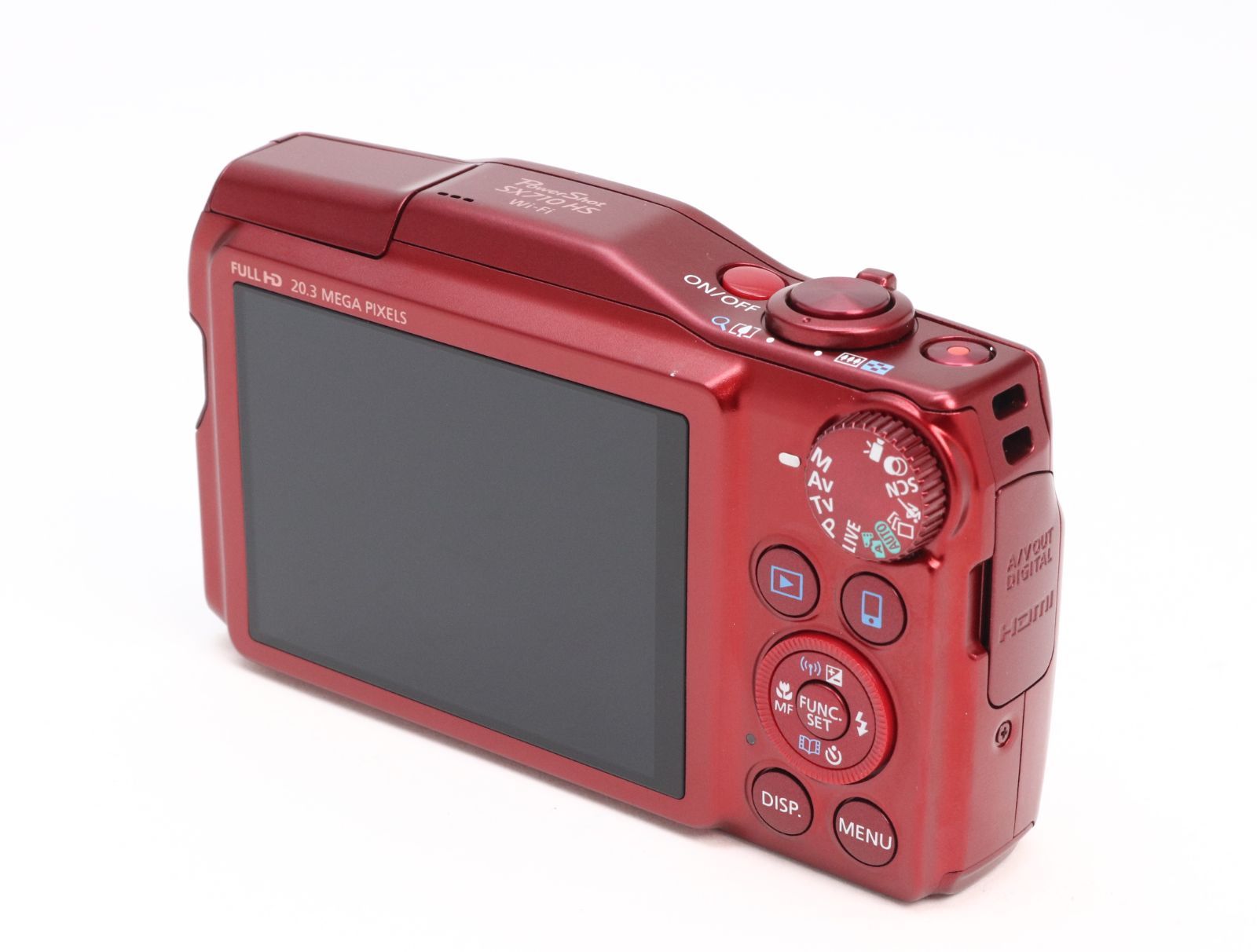 AB- (良品) Canon キヤノン PowerShot SX710 HS レッド 初期不良返品 