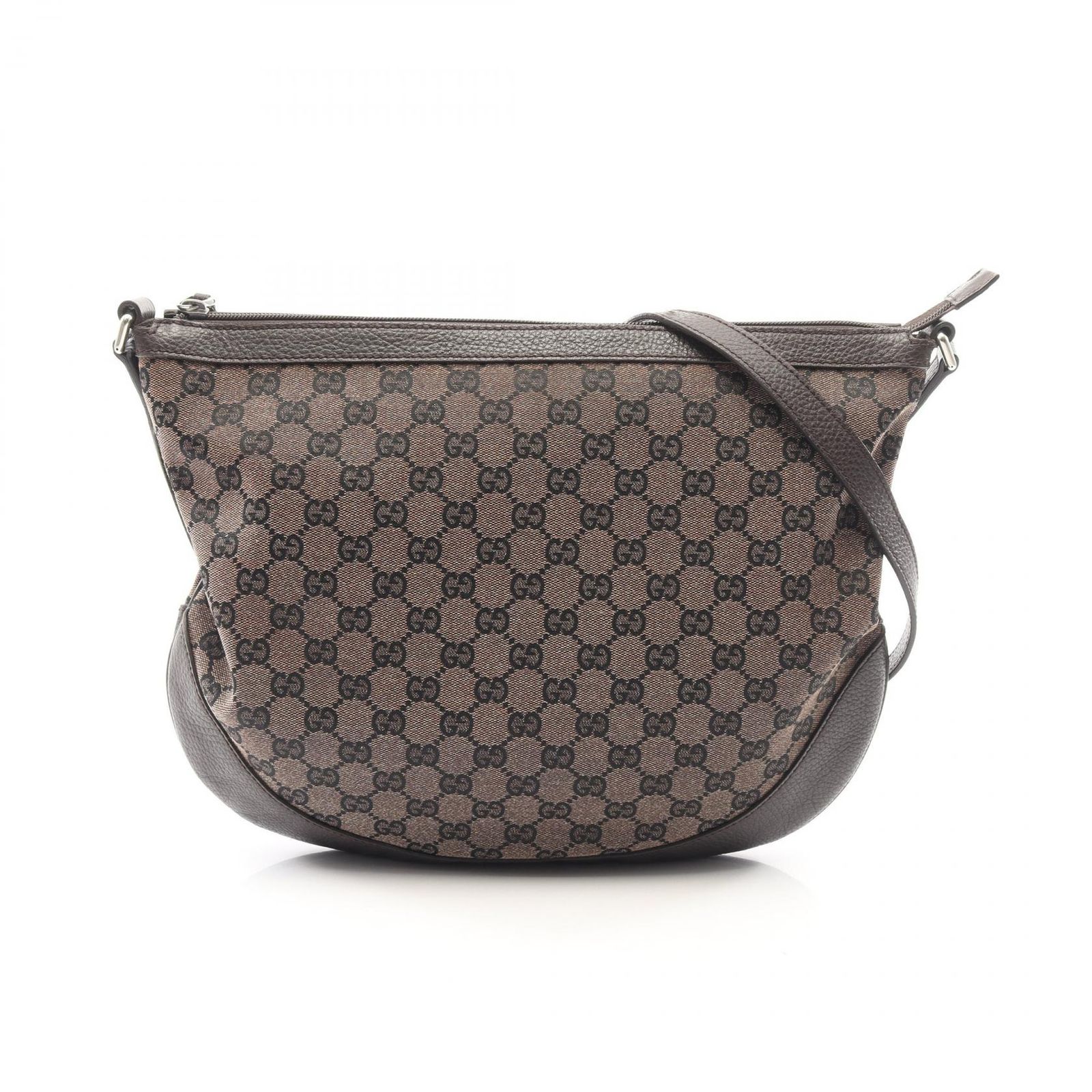 グッチ GUCCI ショルダーバッグ GGキャンバス 272380 ブラウン キャンバス レザー ショルダーバッグ レディース Used B