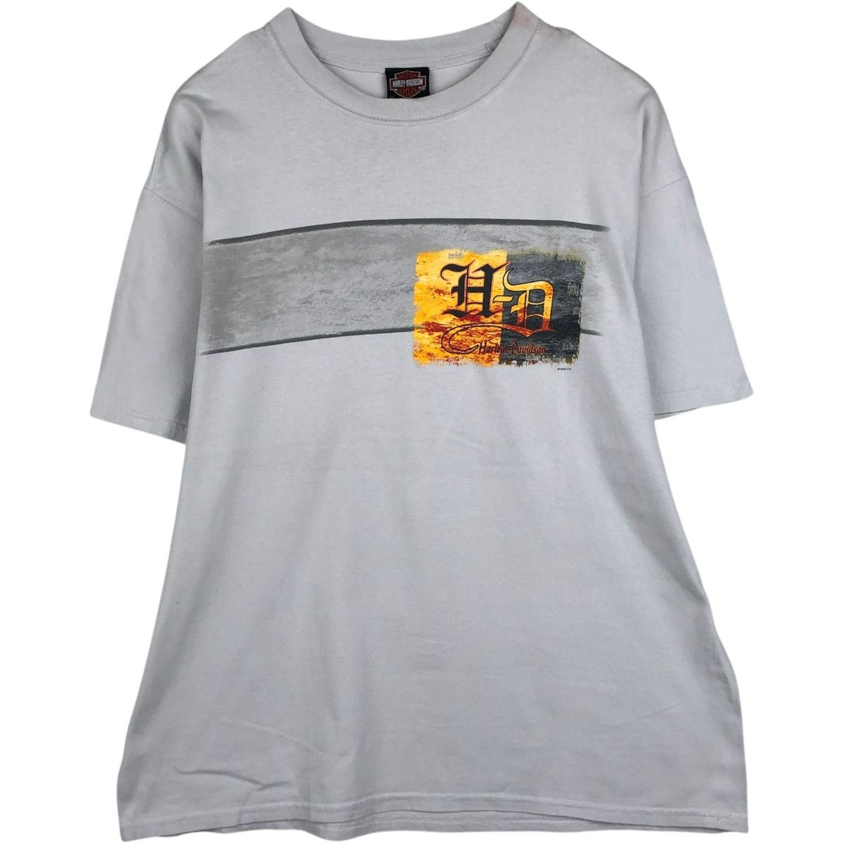 古着 00年代 ハーレーダビッドソン Harley-Davidson 星条旗柄 モーターサイクル バイクTシャツ メンズXL相当/eaa636987