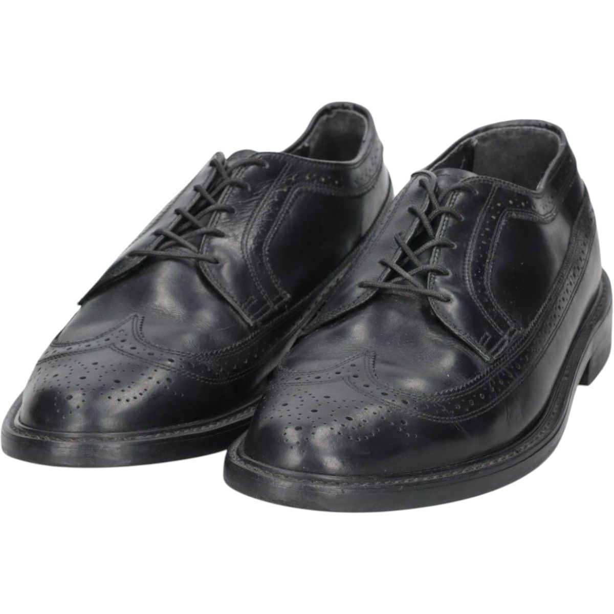 古着 OAKWOODS フルブローグ ウイングチップシューズ USA製 メンズ27.5cm相当/saa015091