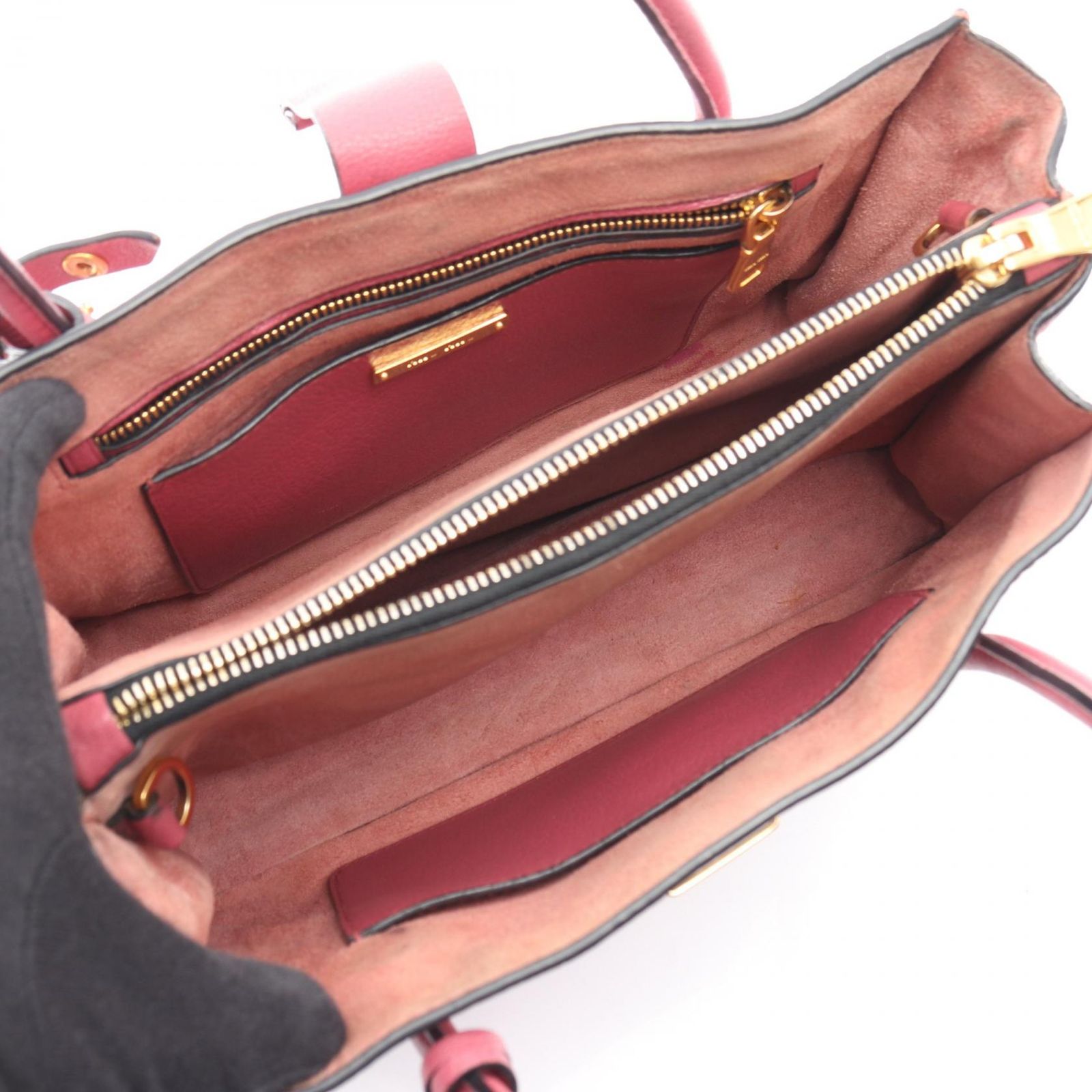 ミュウ ミュウ Miu Miu ハンドバッグ MADRAS マドラス 2WAY 5BA104 