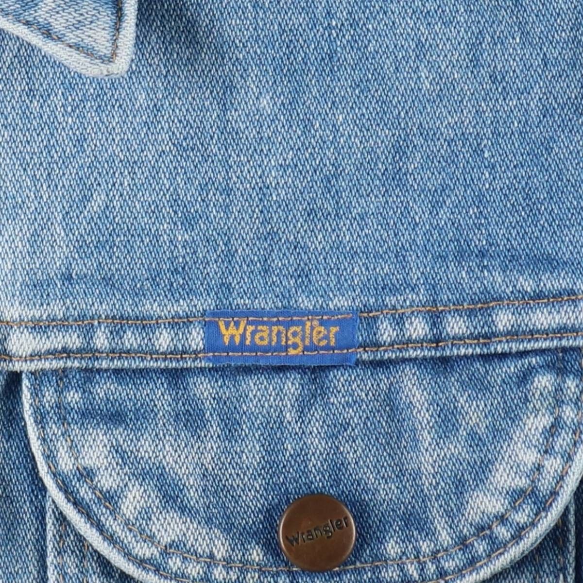 古着 80~90年代 ラングラー Wrangler デニムジャケット Gジャン メンズ