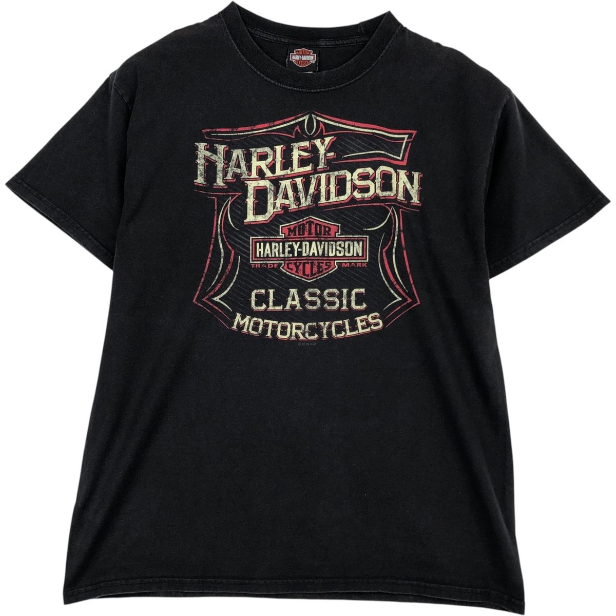 古着 ハーレーダビッドソン Harley-Davidson 鷲柄 イーグル柄 モーターサイクル バイクTシャツ メンズL相当/eaa636257