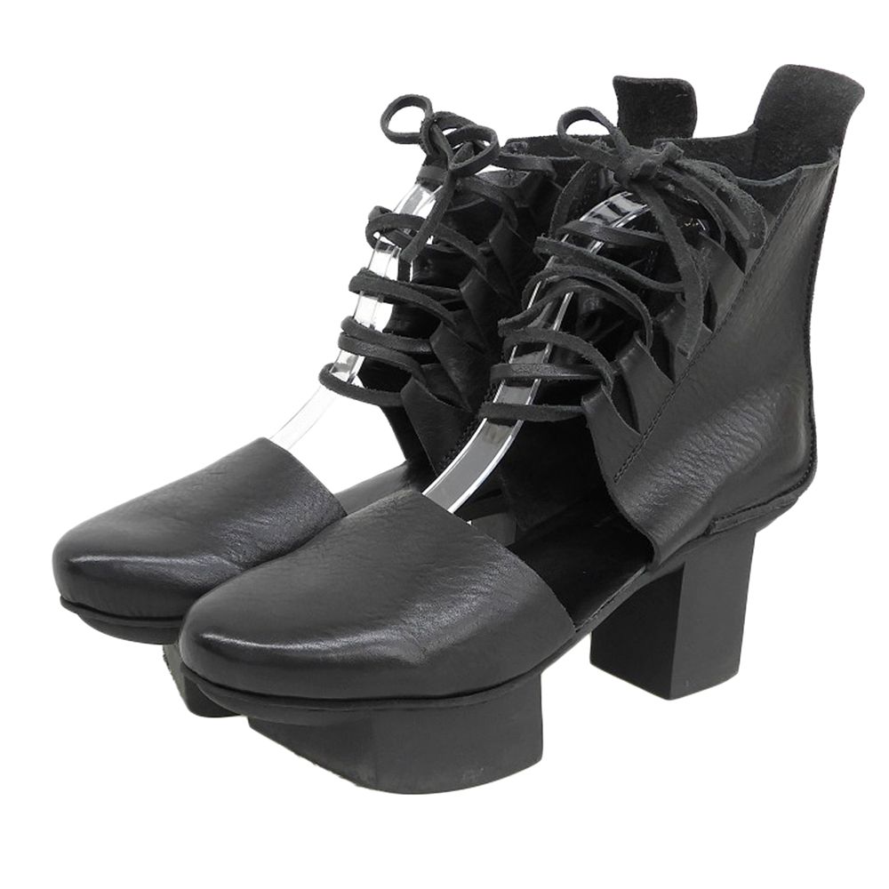 trippen トリッペン ハッピーソール レザー ストラップシューズ 39 trippen トリッペン ハッピーソール Romance レースアップデザイン
