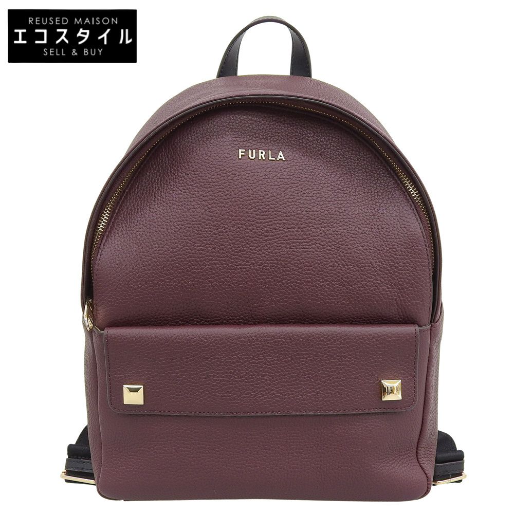 FURLA　フルラ　レザー バックパック リュック・デイパック レディース バーガンディ