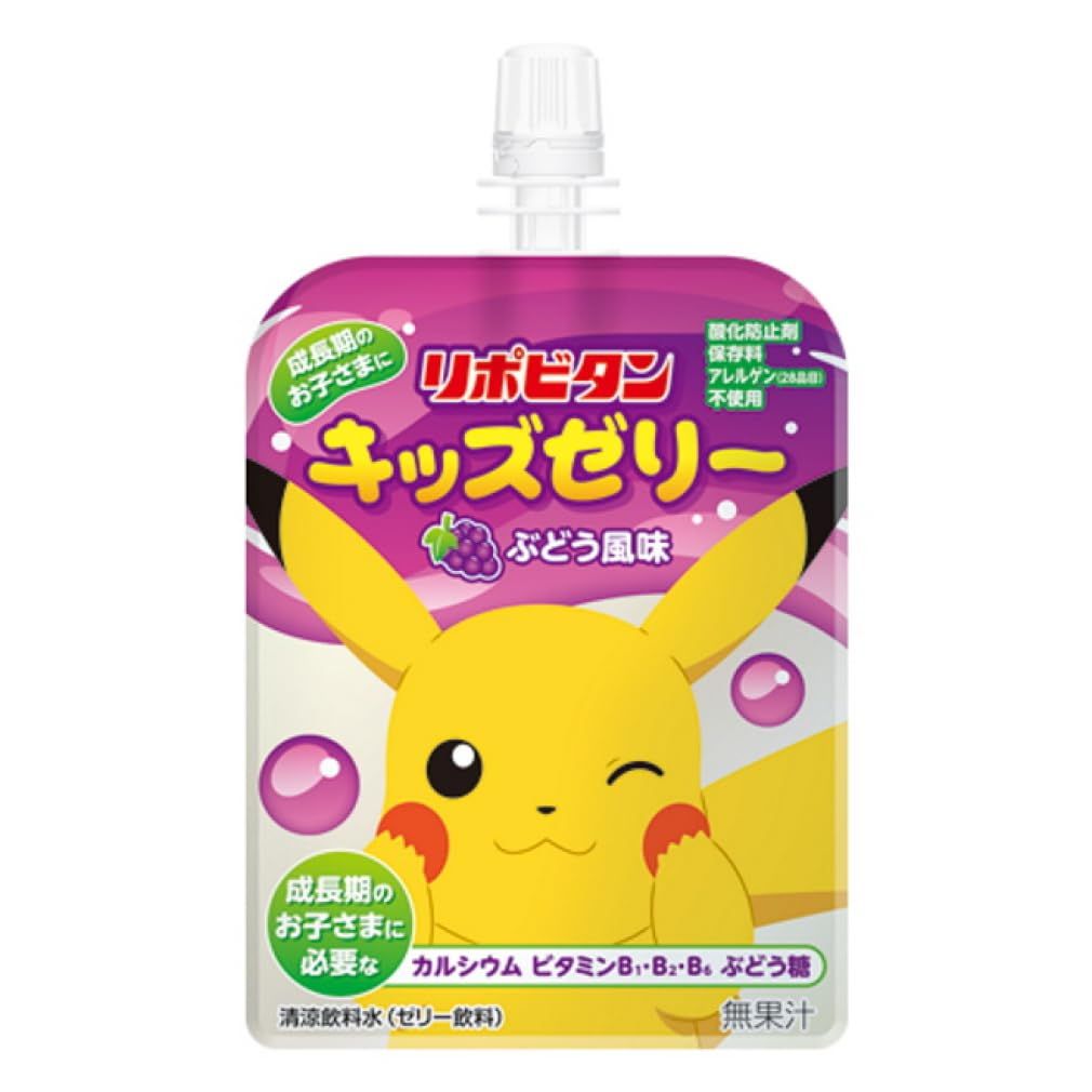 【熱中症対策にも】リポビタンキッズゼリー ぶどう風味 125g×30個 大正製薬