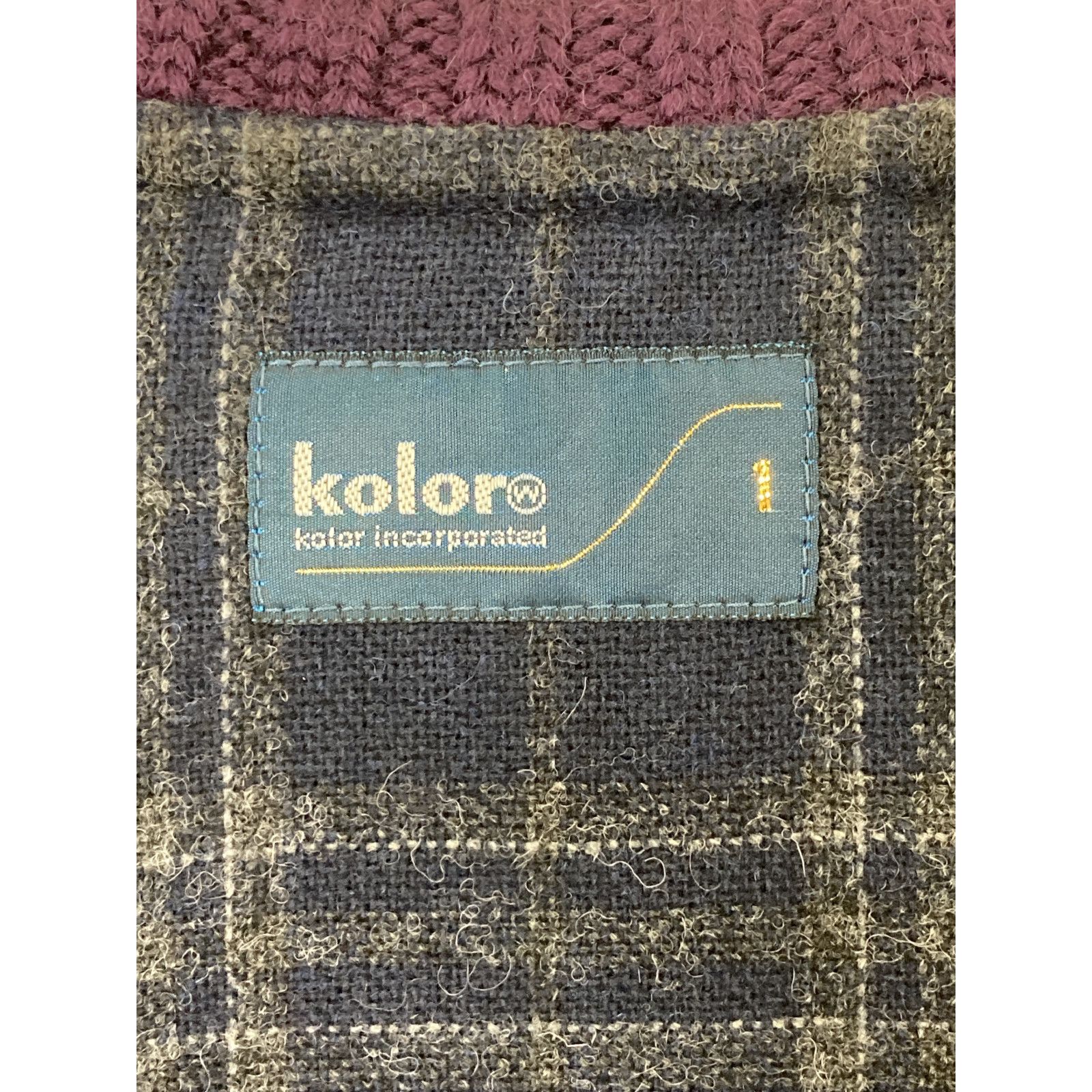 kolor kolor 22aw ドッキングブルゾン 22aw ドッキングデザイン 