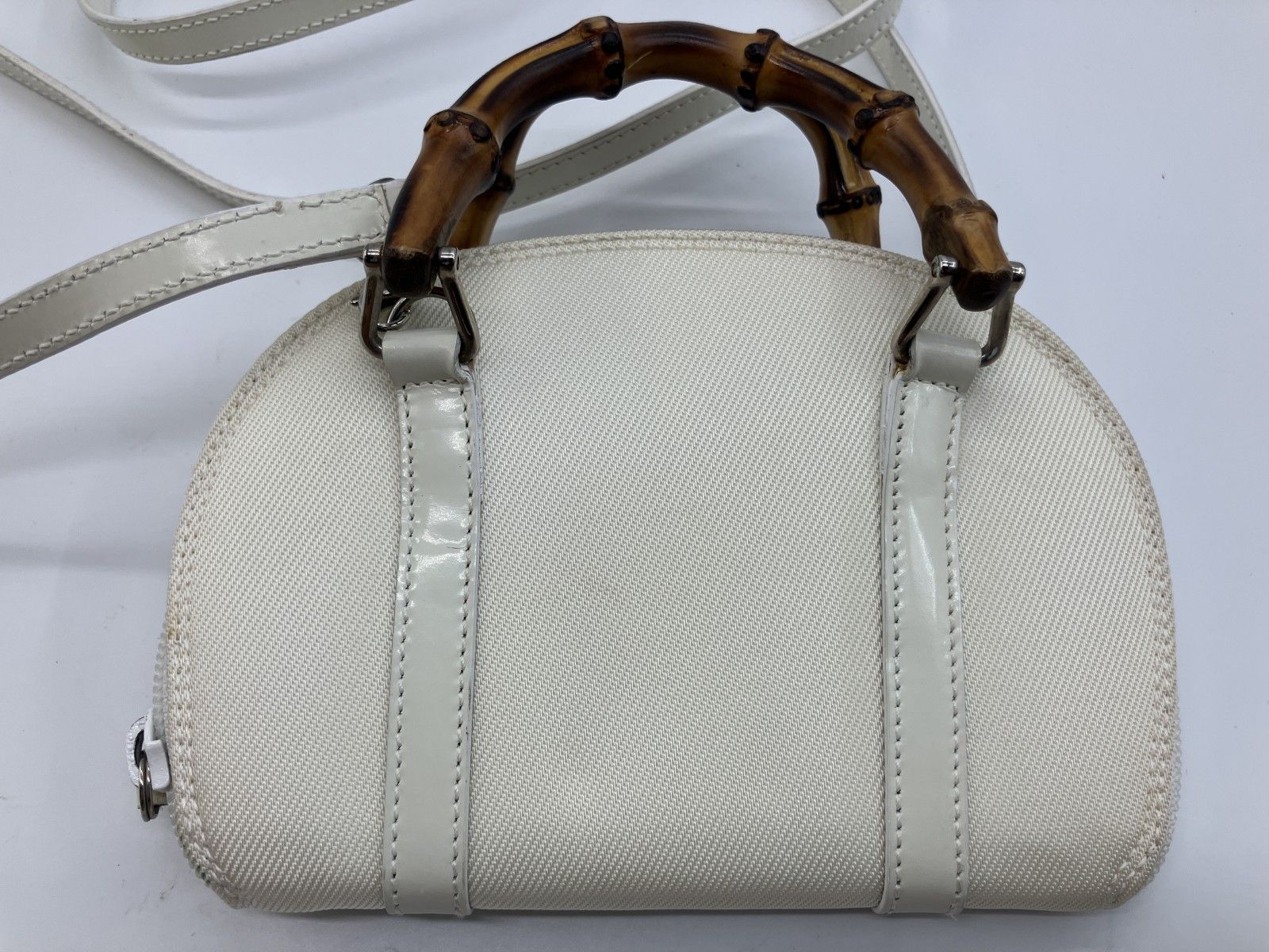 GUCCI グッチ シマ ハンドバッグ アイボリー GUCCI グッチ バンブー ミニ ショルダーバッグ 2WAY ハンドバッグ